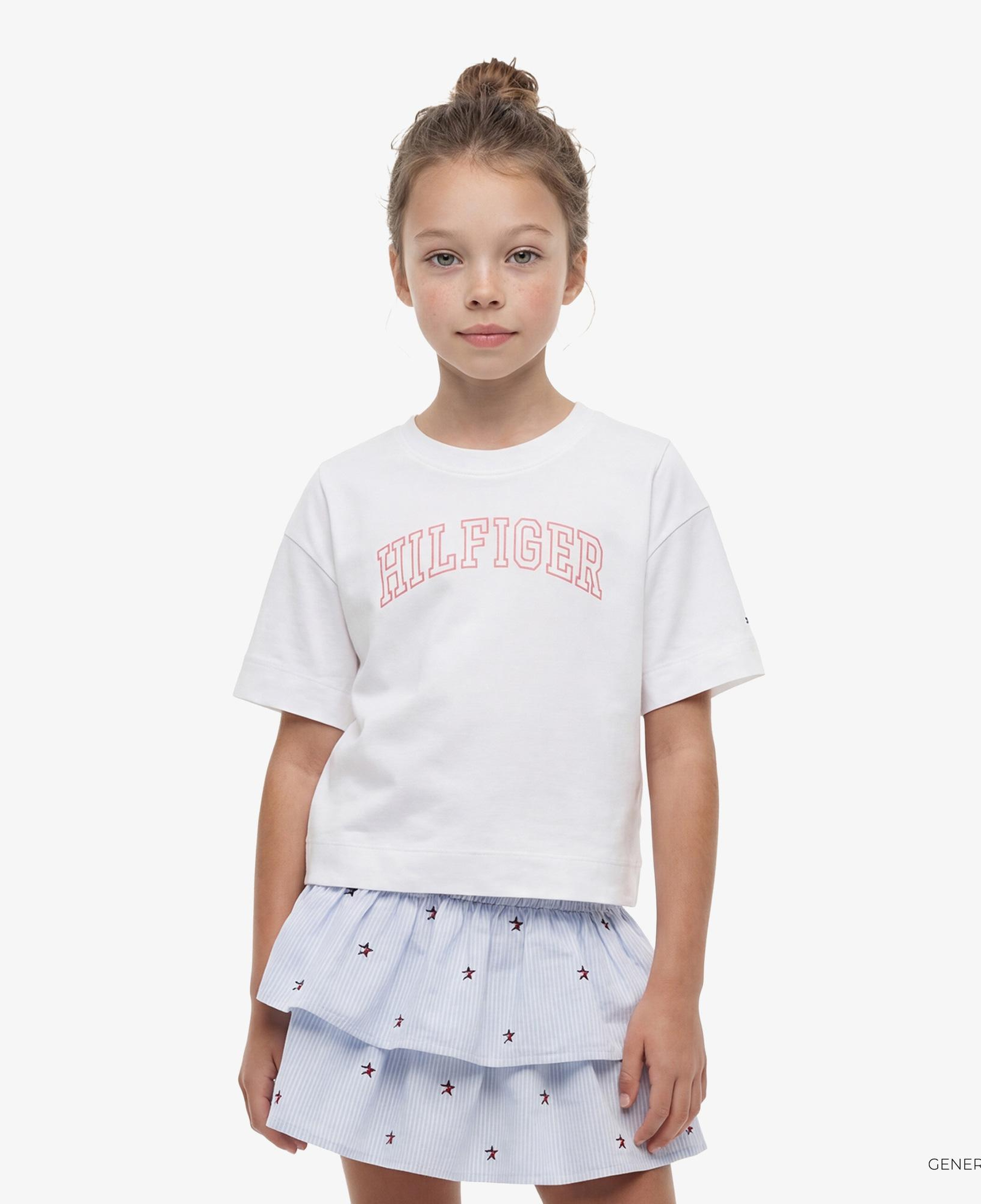 Tommy Hilfiger Varsity Çocuk Beyaz T-Shirt