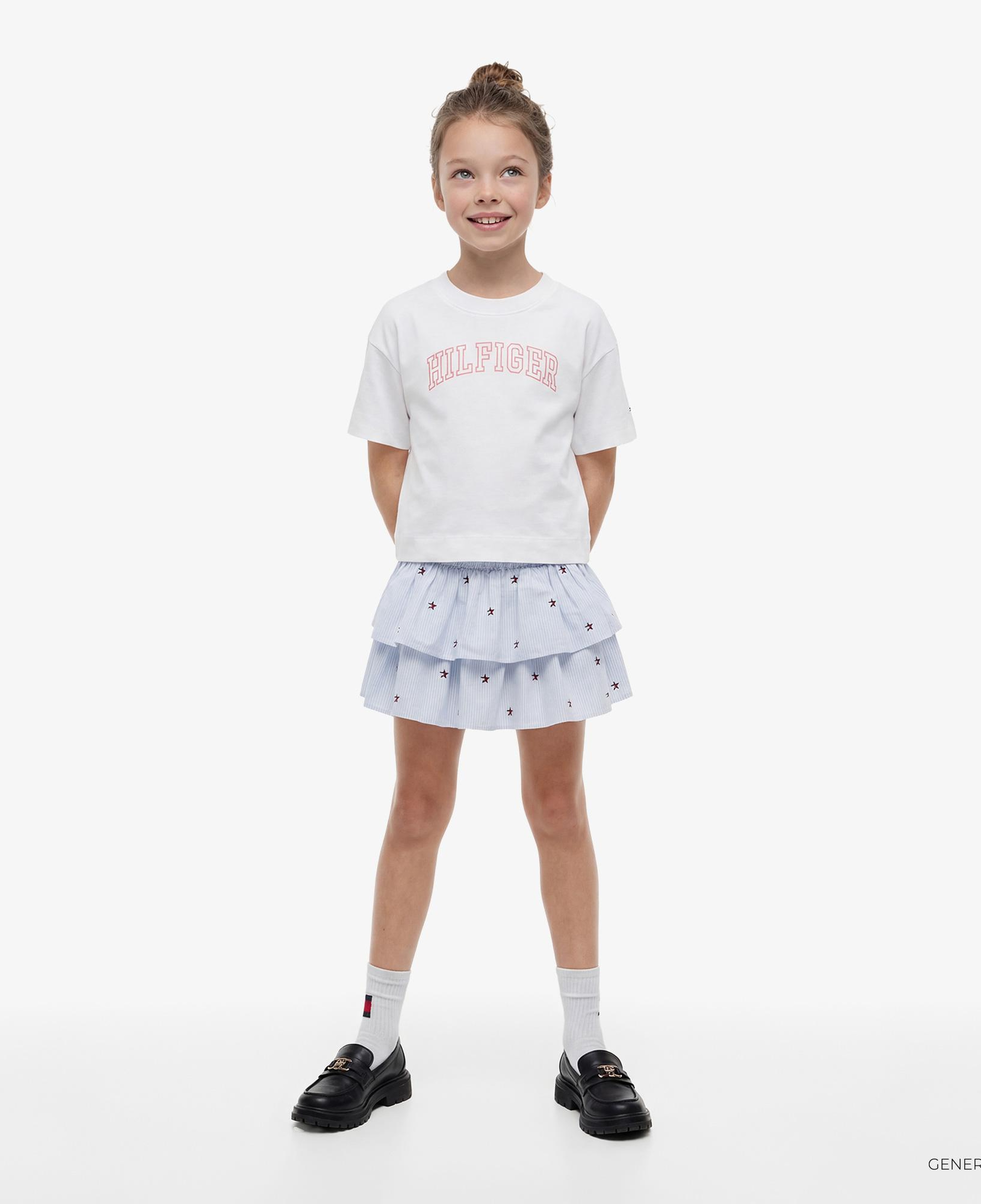 Tommy Hilfiger Varsity Çocuk Beyaz T-Shirt