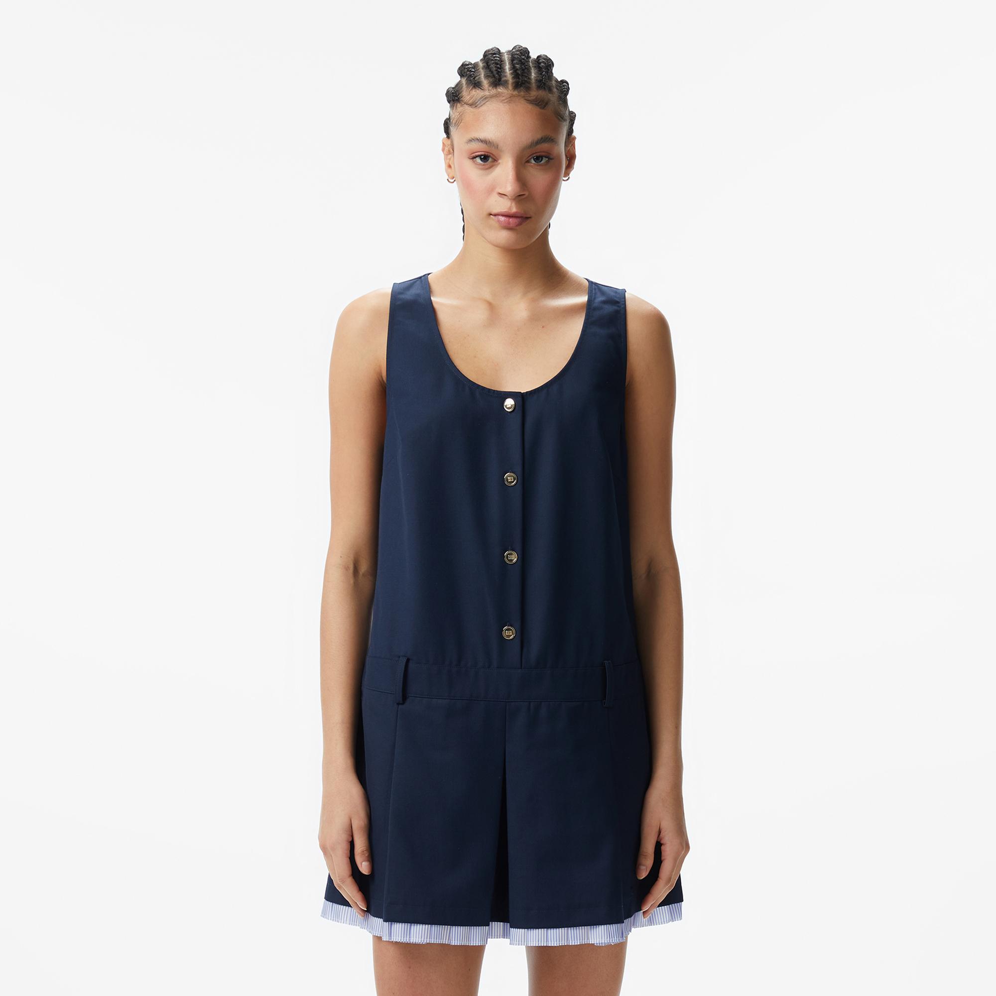 Tommy Hilfiger Varsity Kadın Lacivert Elbise