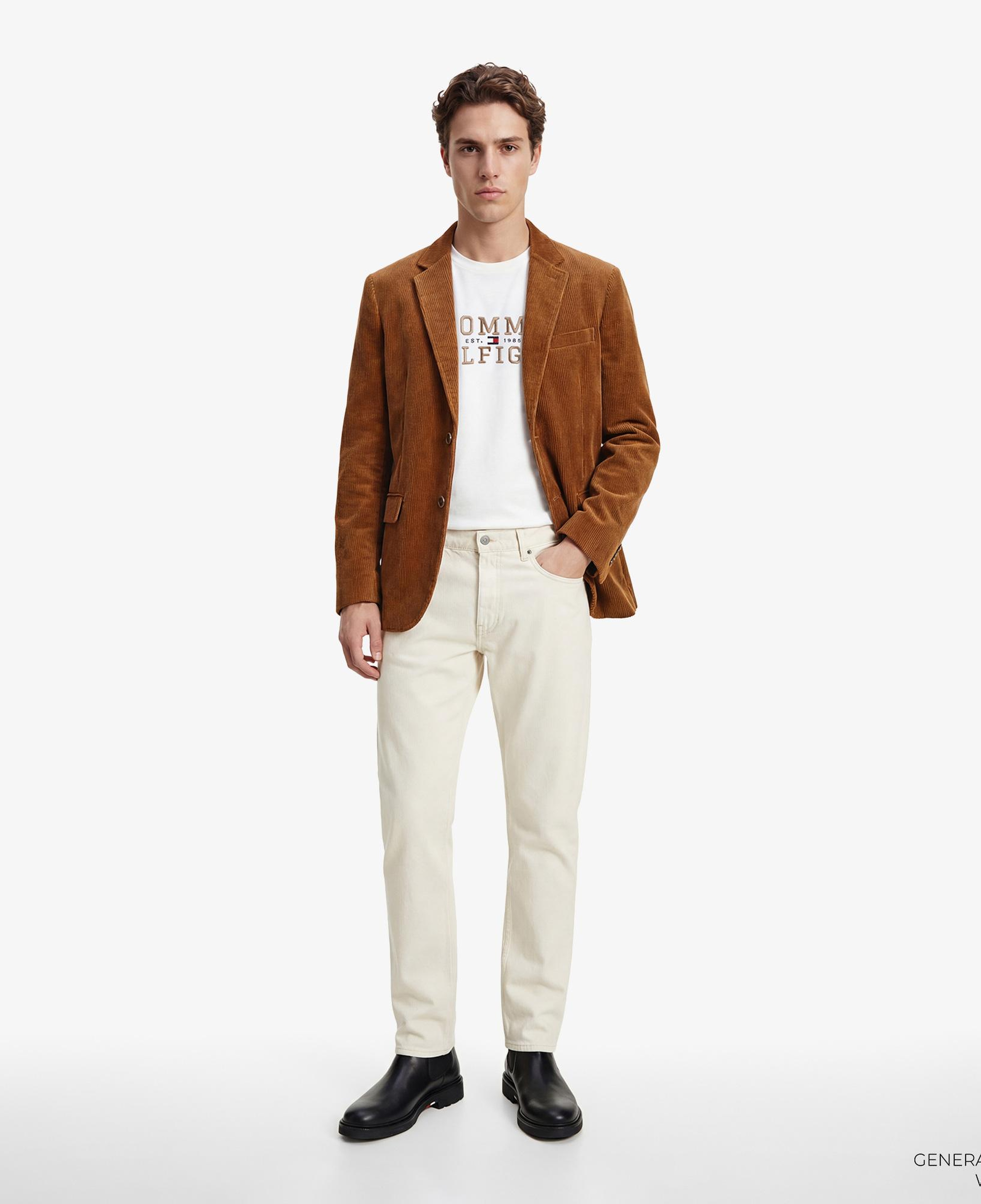 Tommy Hilfiger Denim Mainline Erkek Beyaz Jean