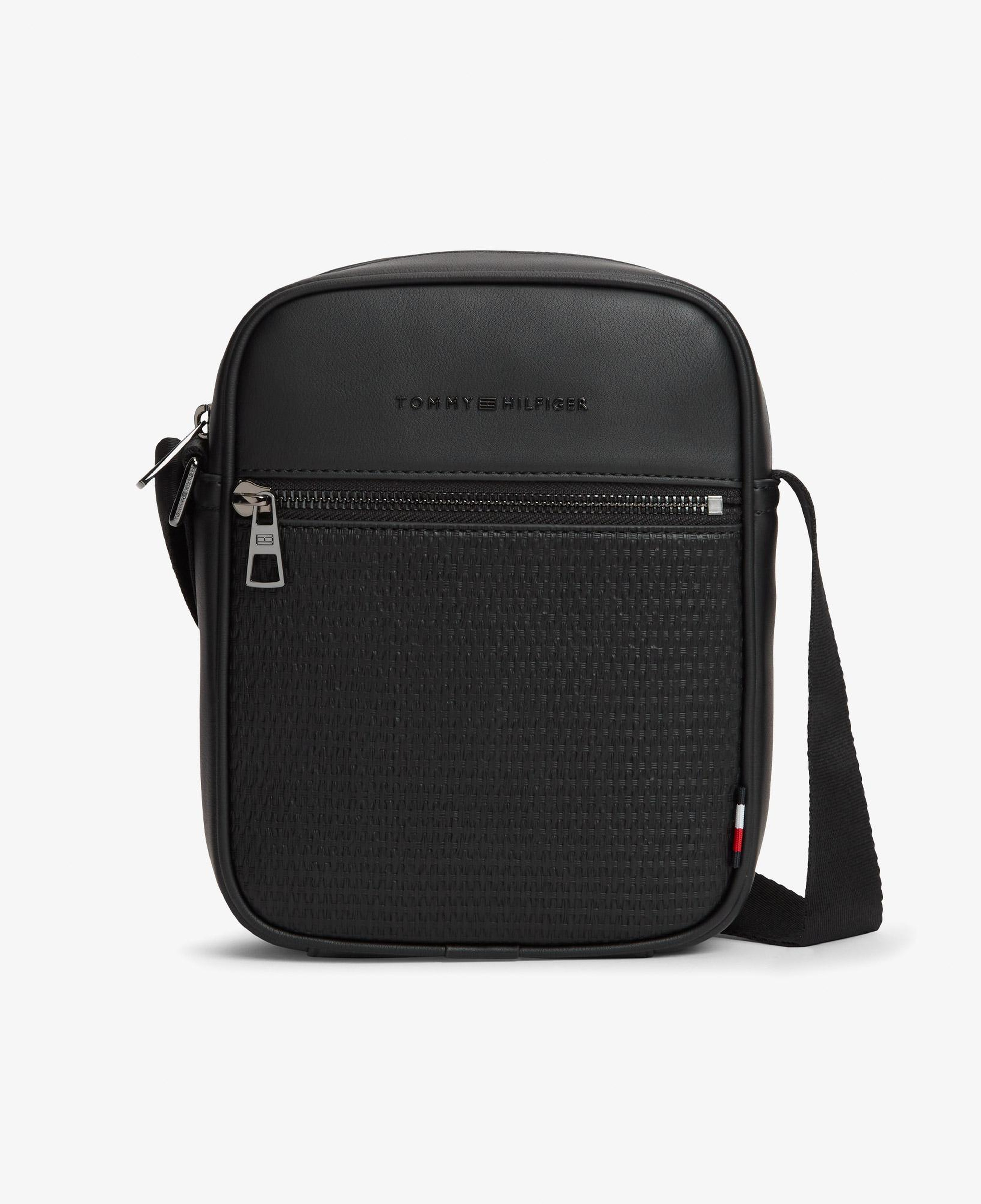 Tommy Hilfiger Woven Erkek Siyah Çapraz Çanta