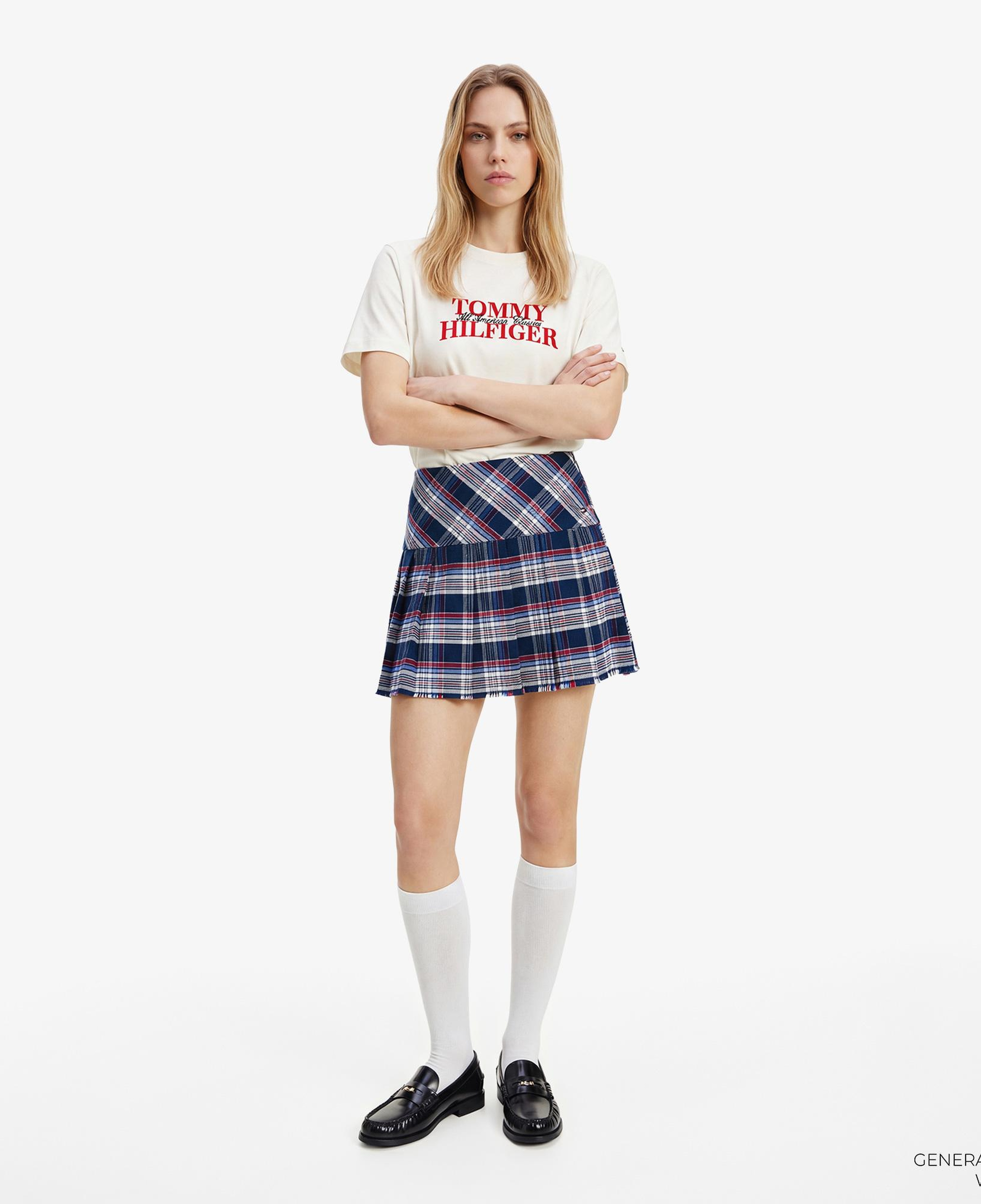 Tommy Hilfiger Classics Kadın Beyaz T-Shirt