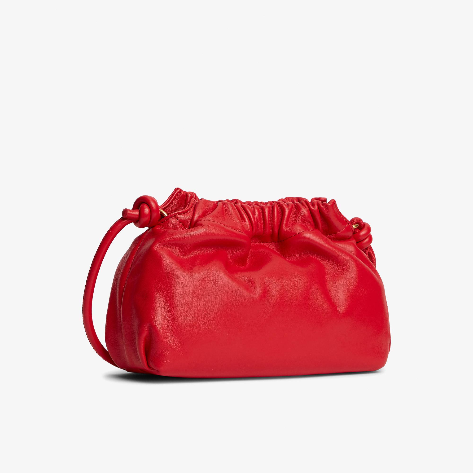 Tommy Hilfiger Soft Leather Kadın Kırmızı Çapraz Çanta