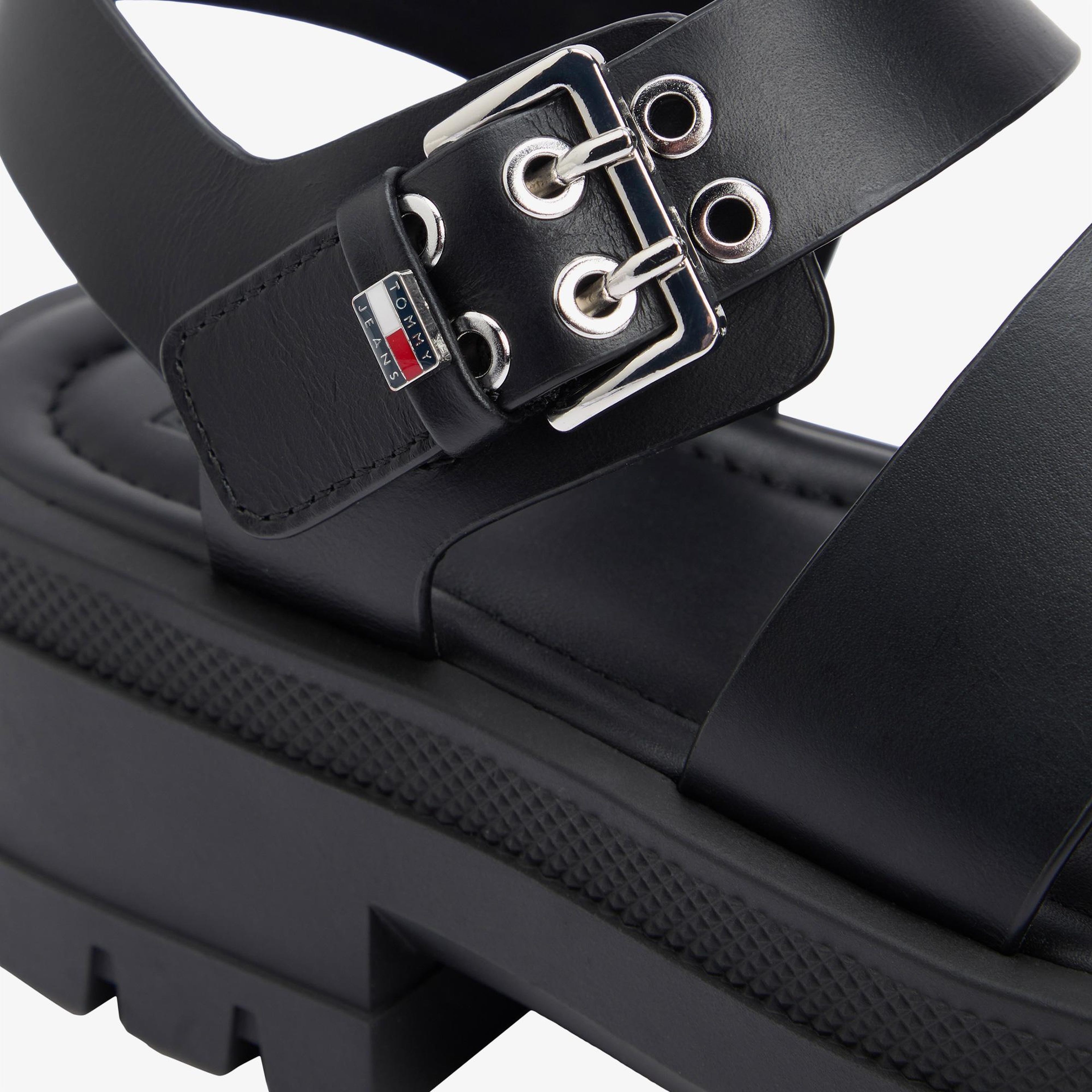 Tommy Hilfiger Wendie Max Kadın Siyah Sandalet