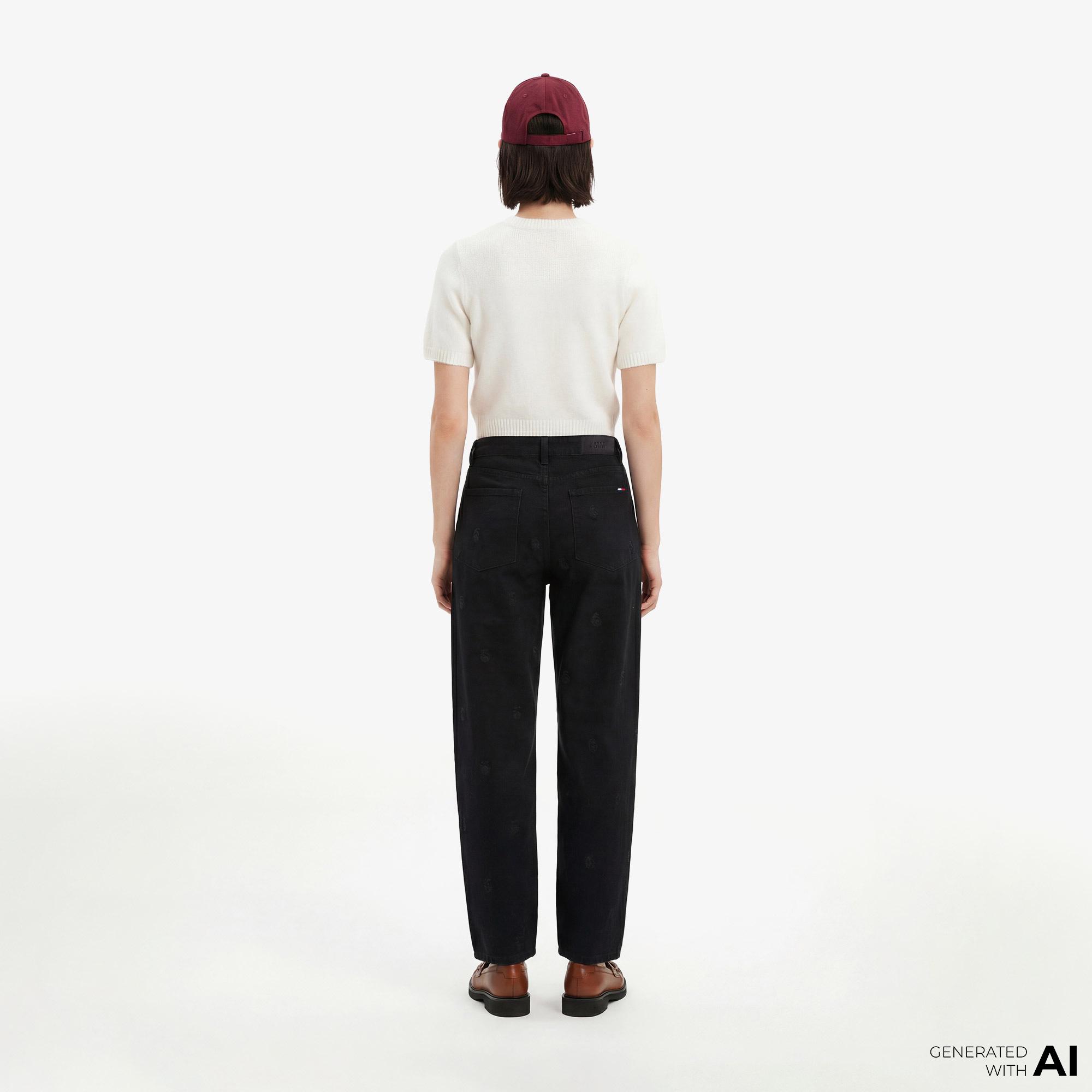 Tommy Hilfiger Essentials Black Kadın Siyah Jean