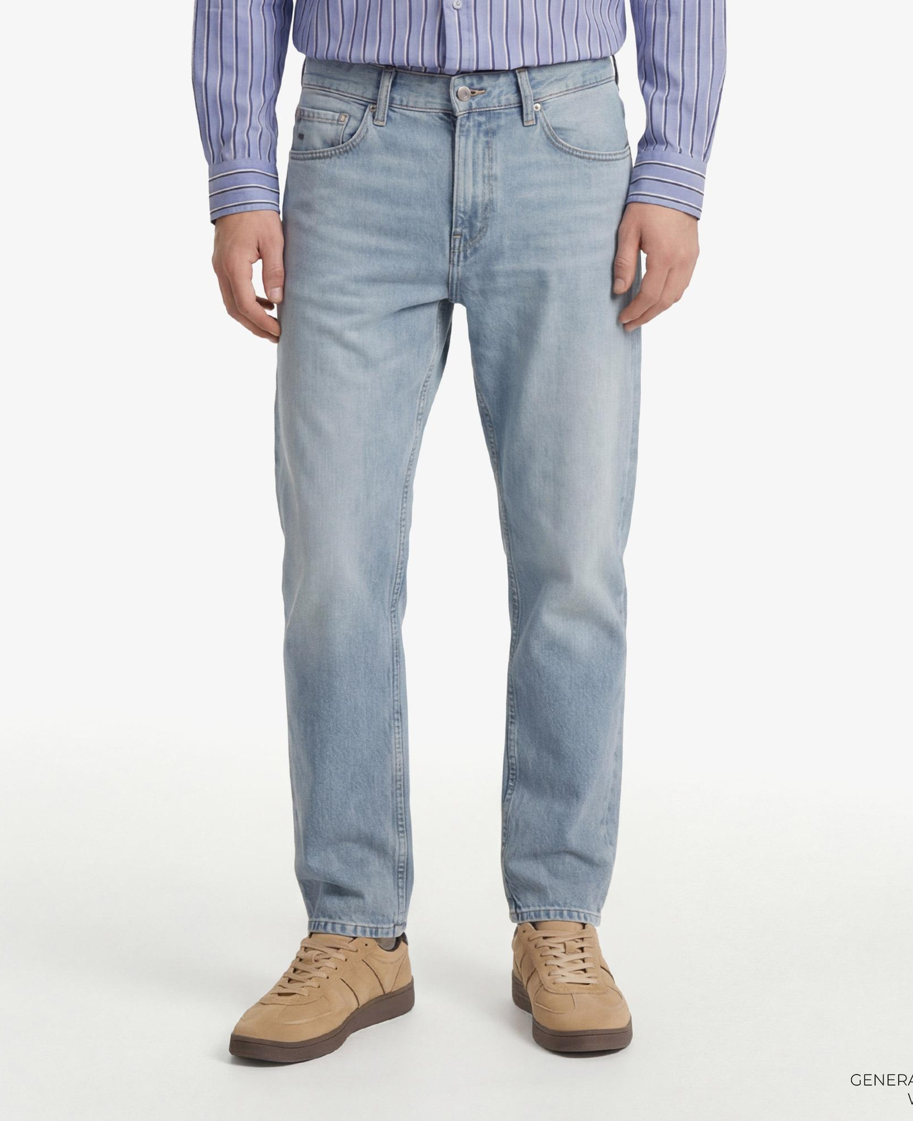 Tommy Hilfiger Visual Wash Erkek Lacivert Jean