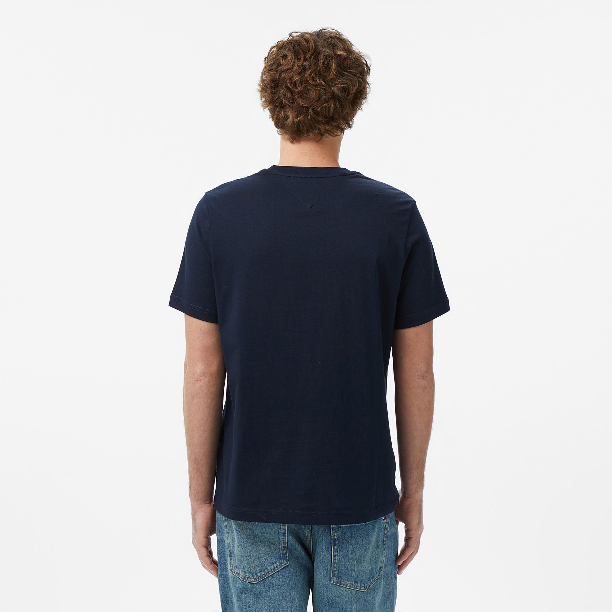 Tommy Hilfiger Brand Love Graphic Erkek Lacivert T-Shirt