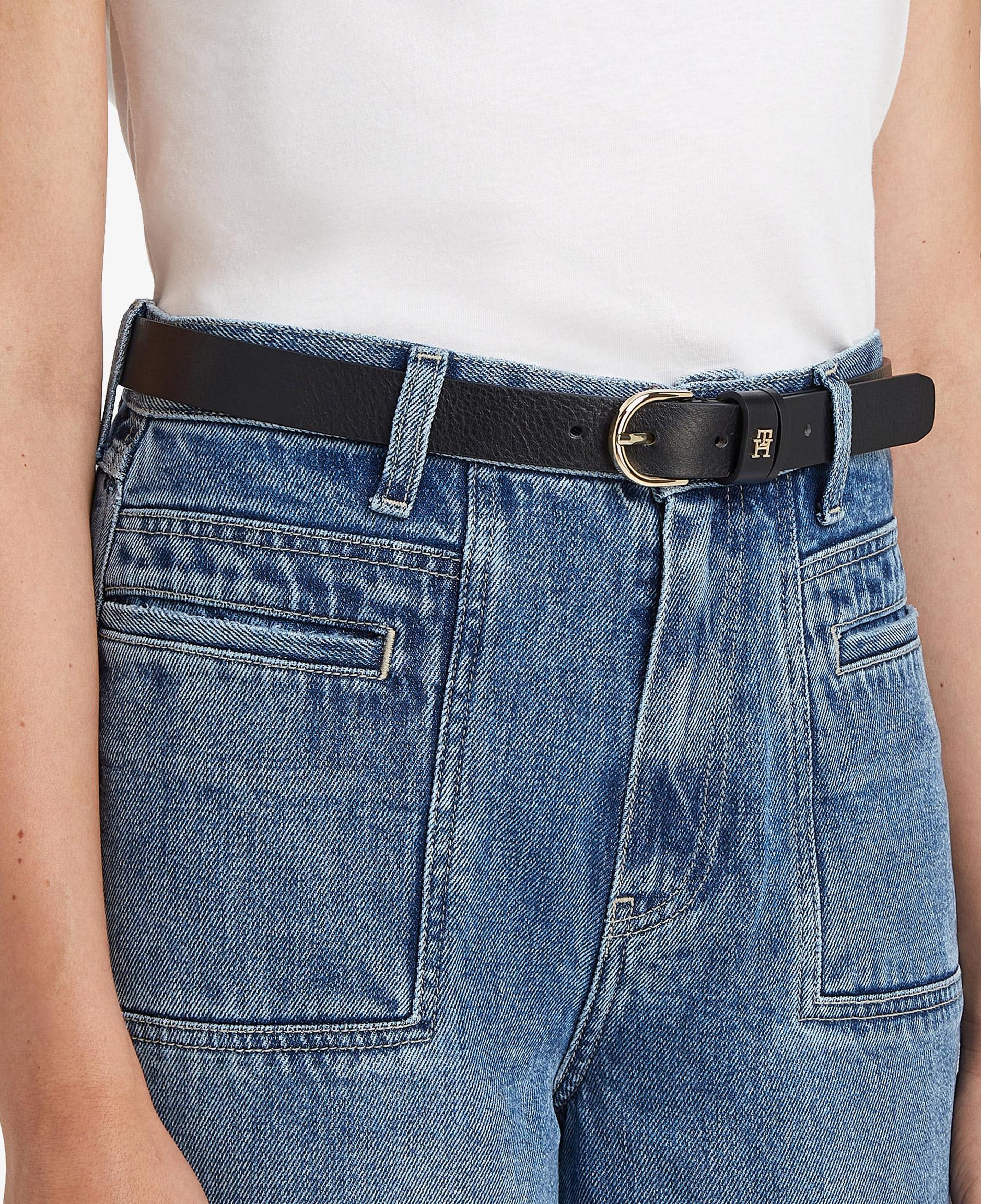 Tommy Hilfiger Essential Effortless Kadın Siyah Kemer