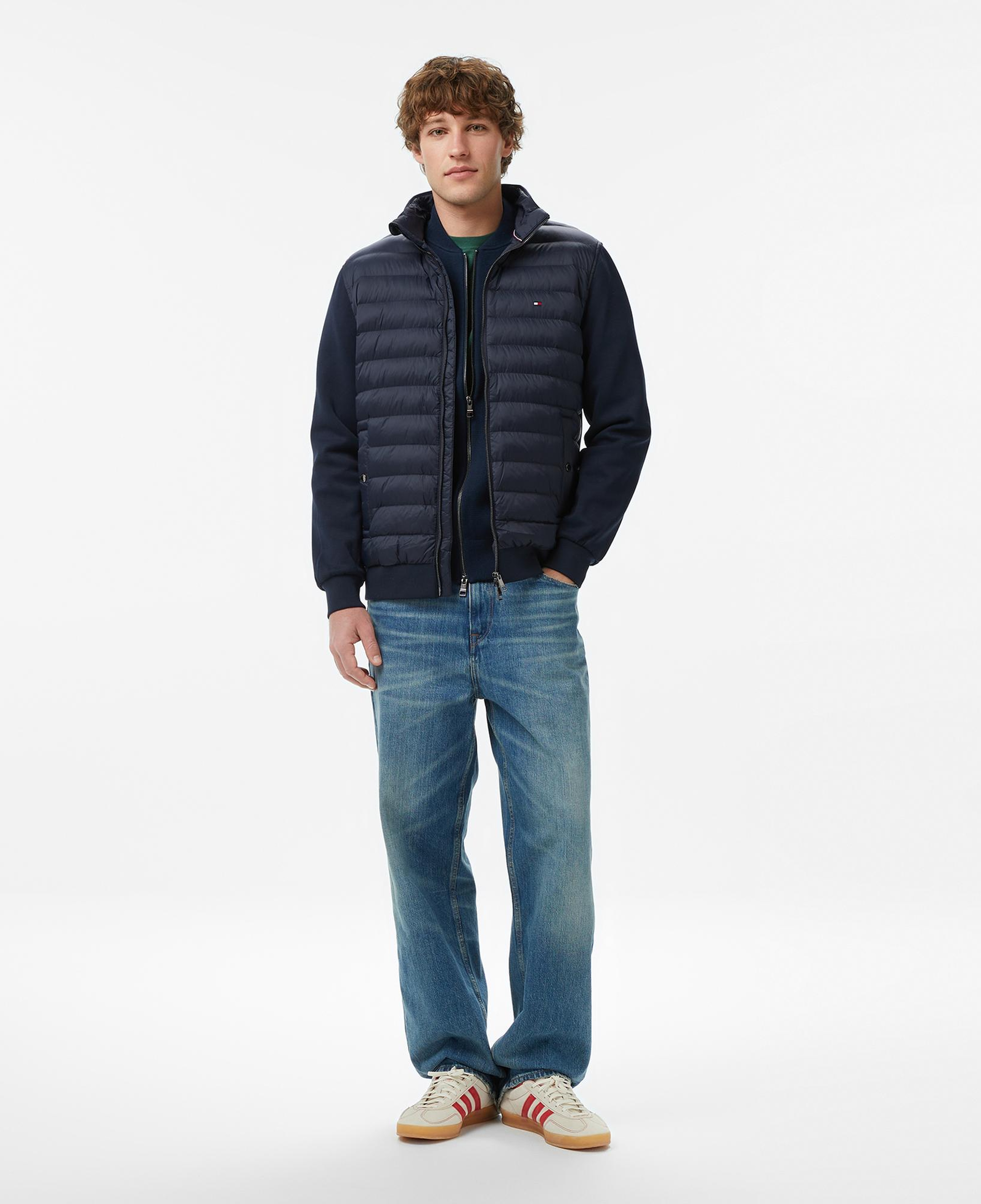 Tommy Hilfiger Mixed Media Erkek Lacivert Eşofman Üstü