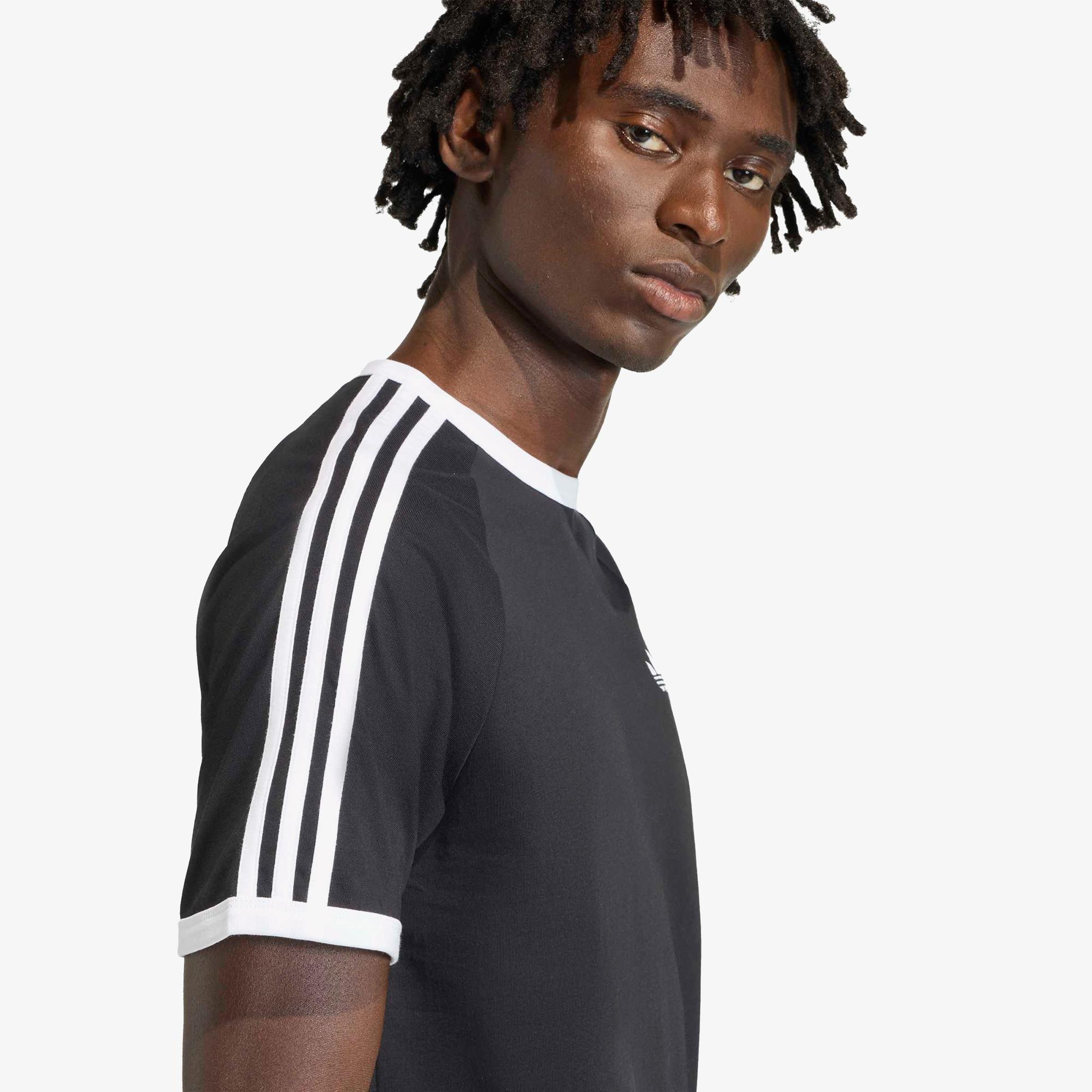 adidas 3-Stripes Erkek Siyah T-Shirt
