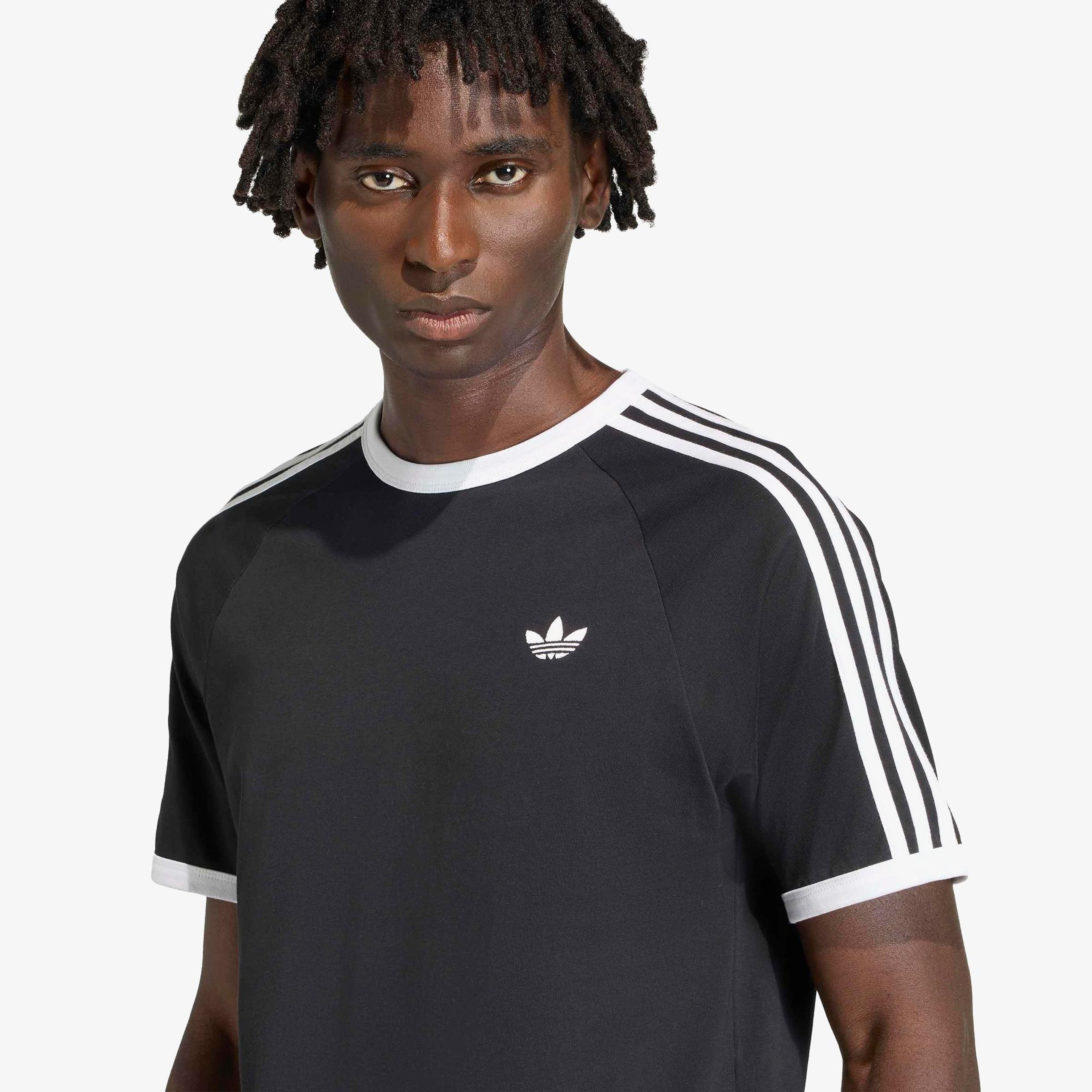 adidas 3-Stripes Erkek Siyah T-Shirt