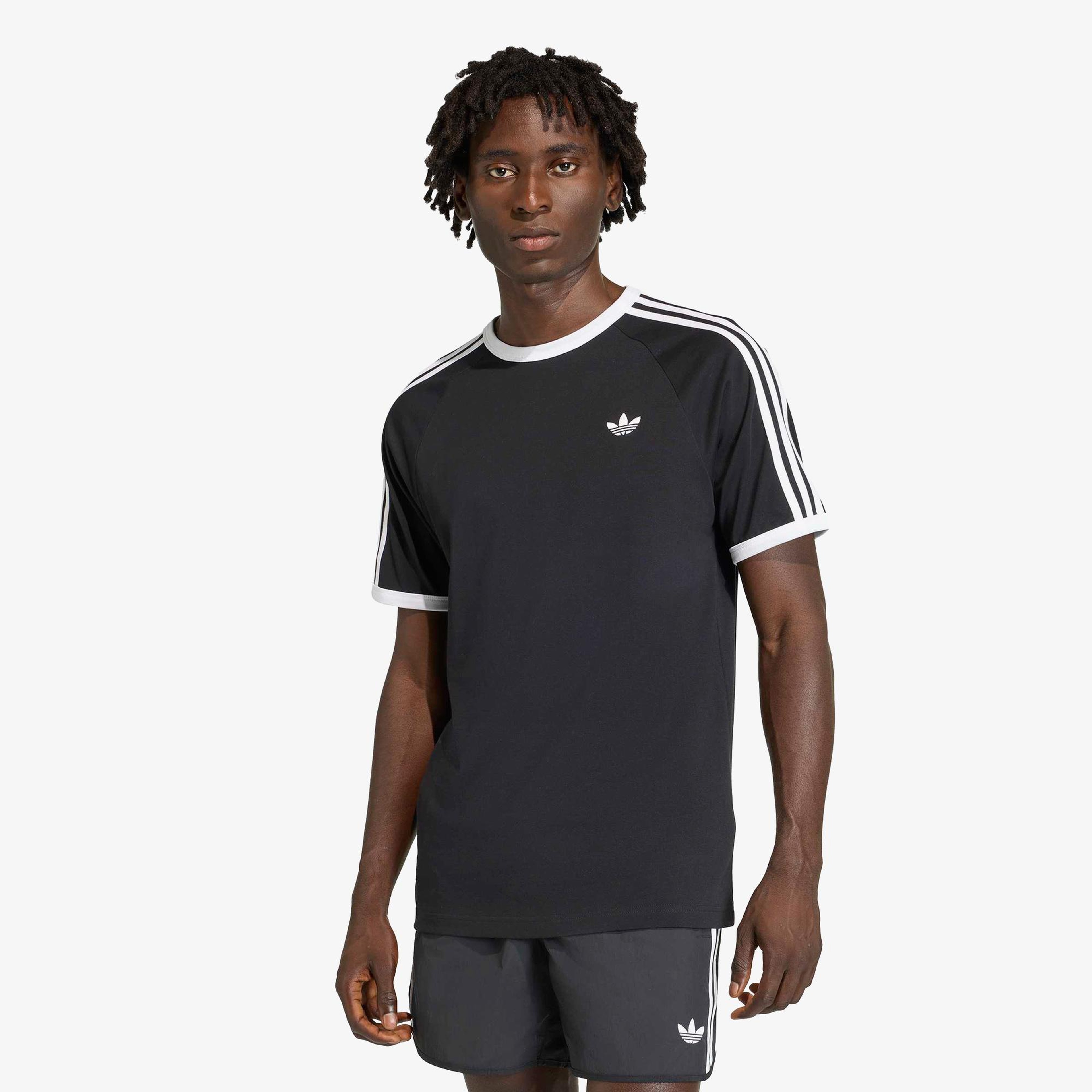 adidas 3-Stripes Erkek Siyah T-Shirt