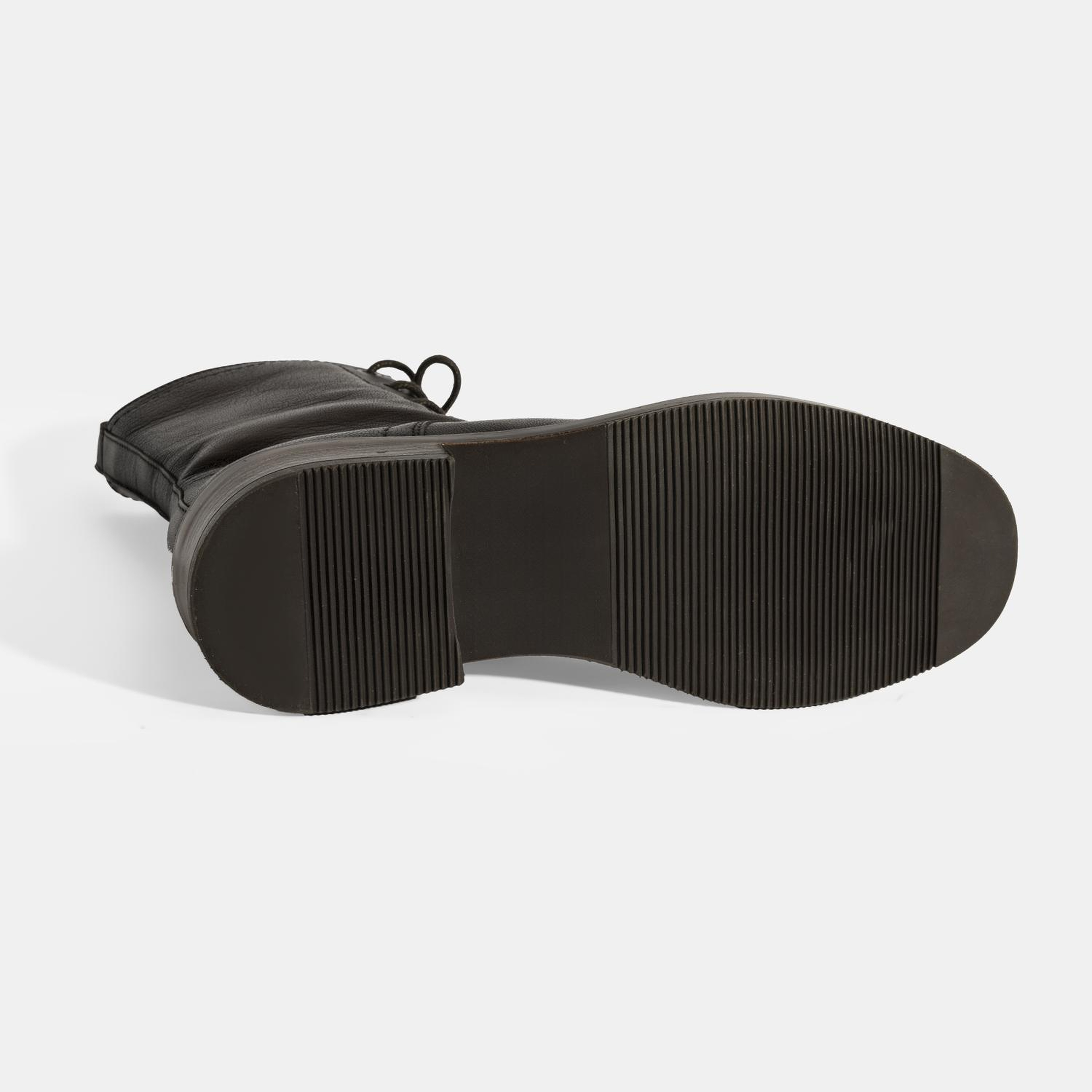 Kadın Kahve Bağcıklı Deri Postal Bot