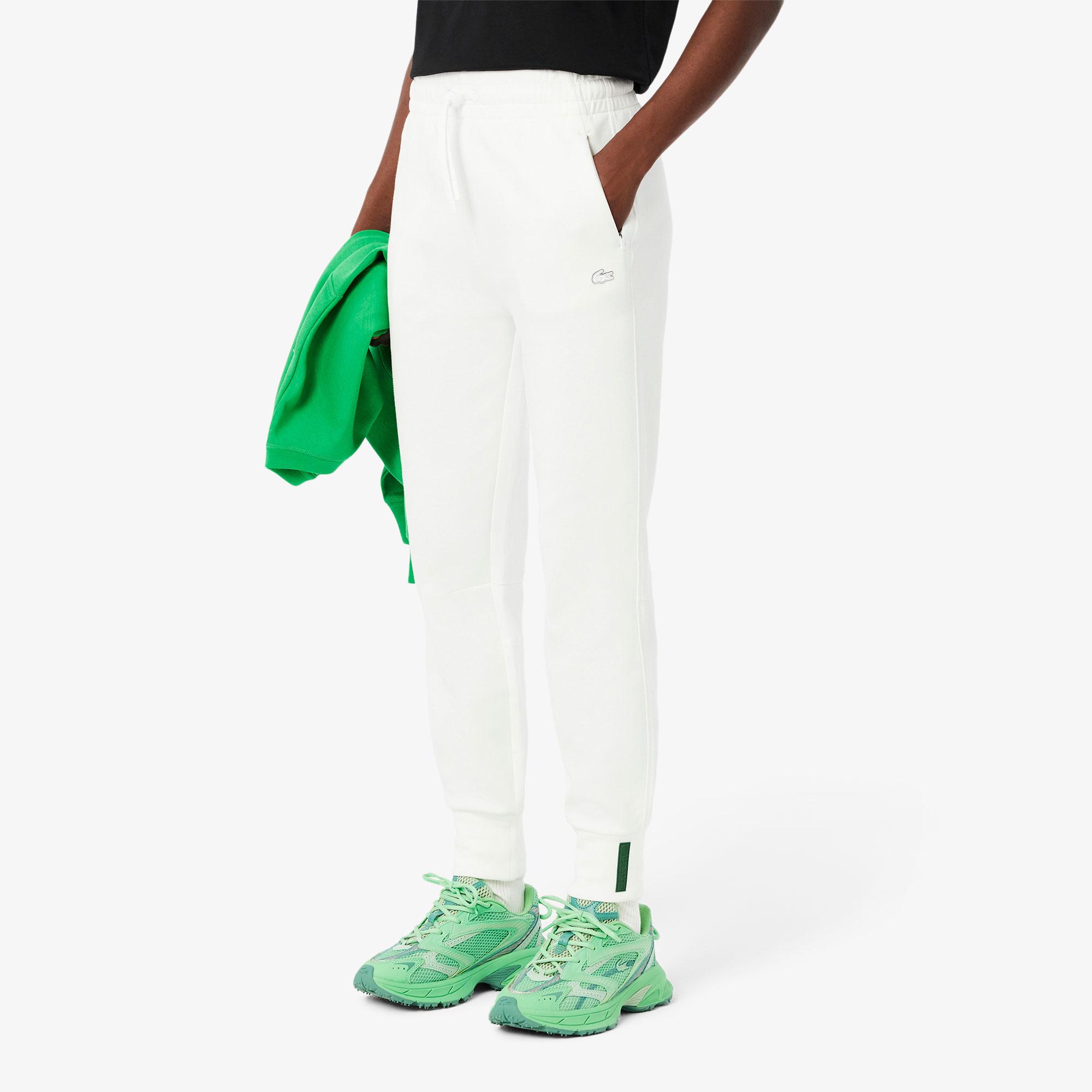 Lacoste Kadın Tapered Fit Beyaz Eşofman Altı