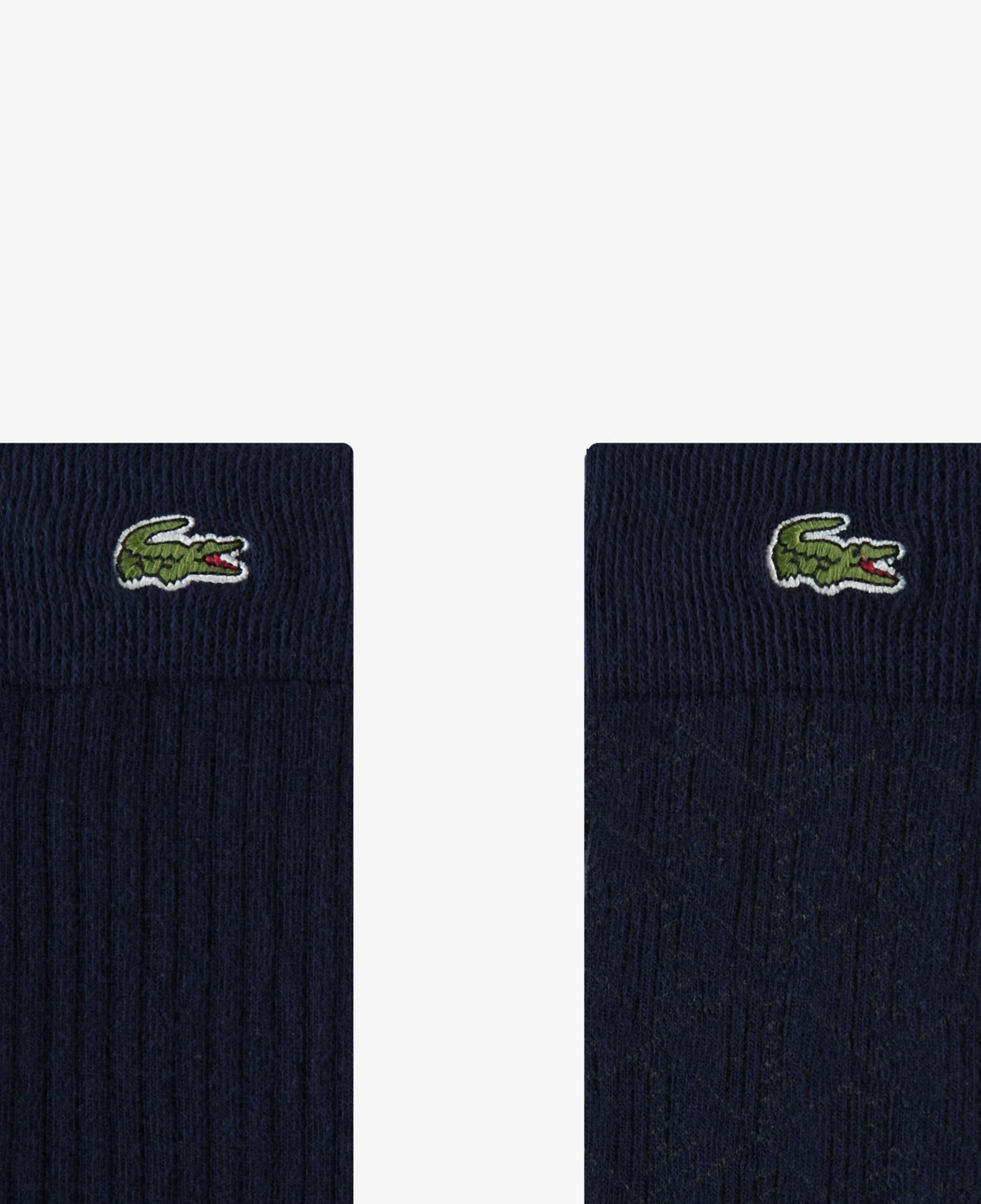 Lacoste Erkek Baskılı Lacivert Çorap