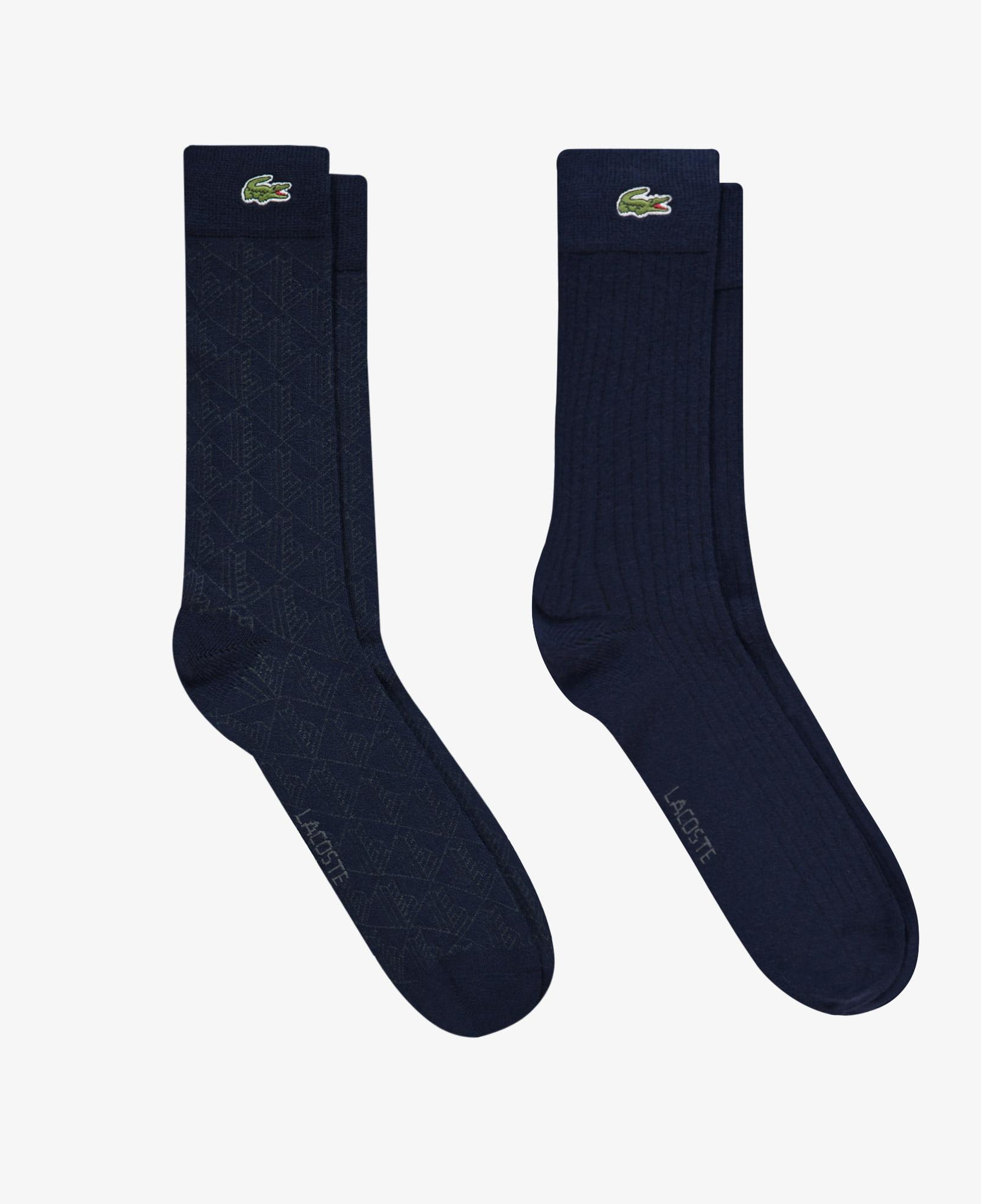 Lacoste Erkek Baskılı Lacivert Çorap