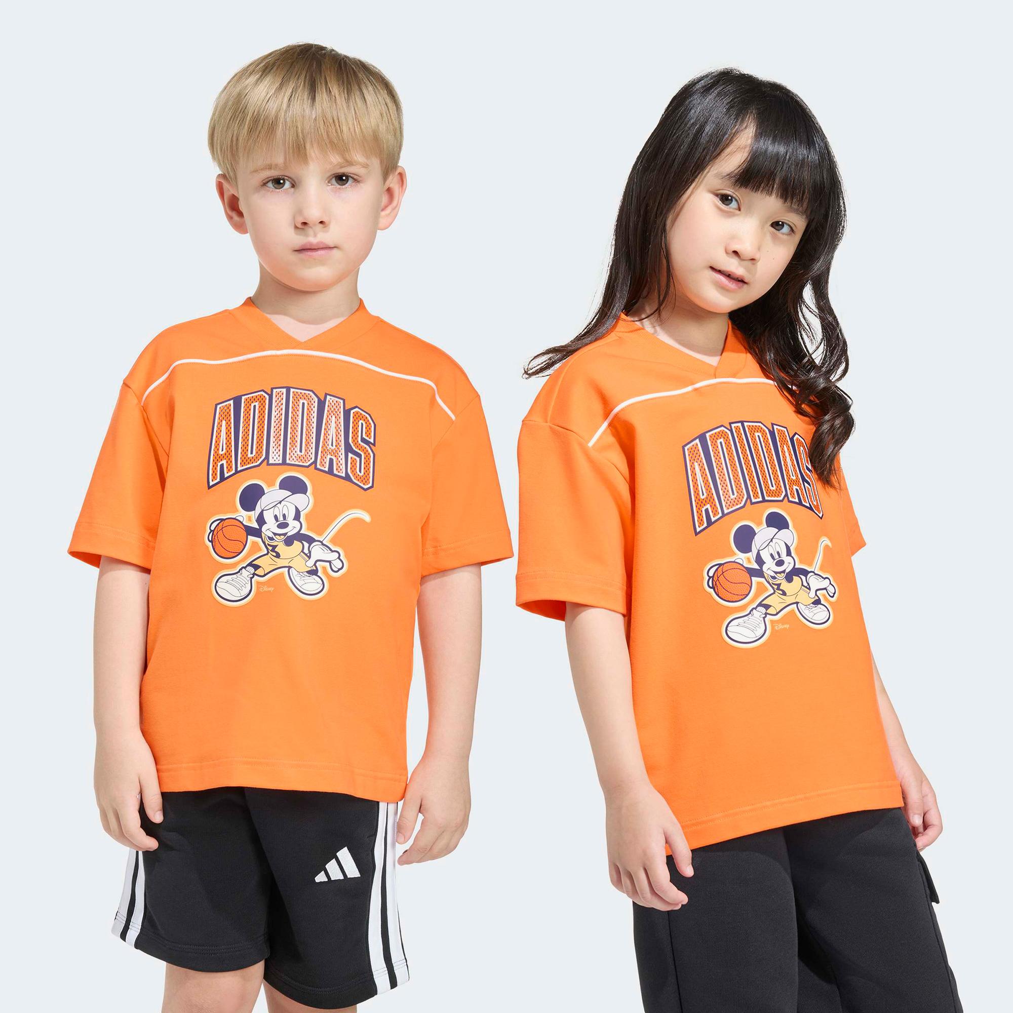 adidas Disney Mickey Mouse Çocuk Turuncu T-Shirt