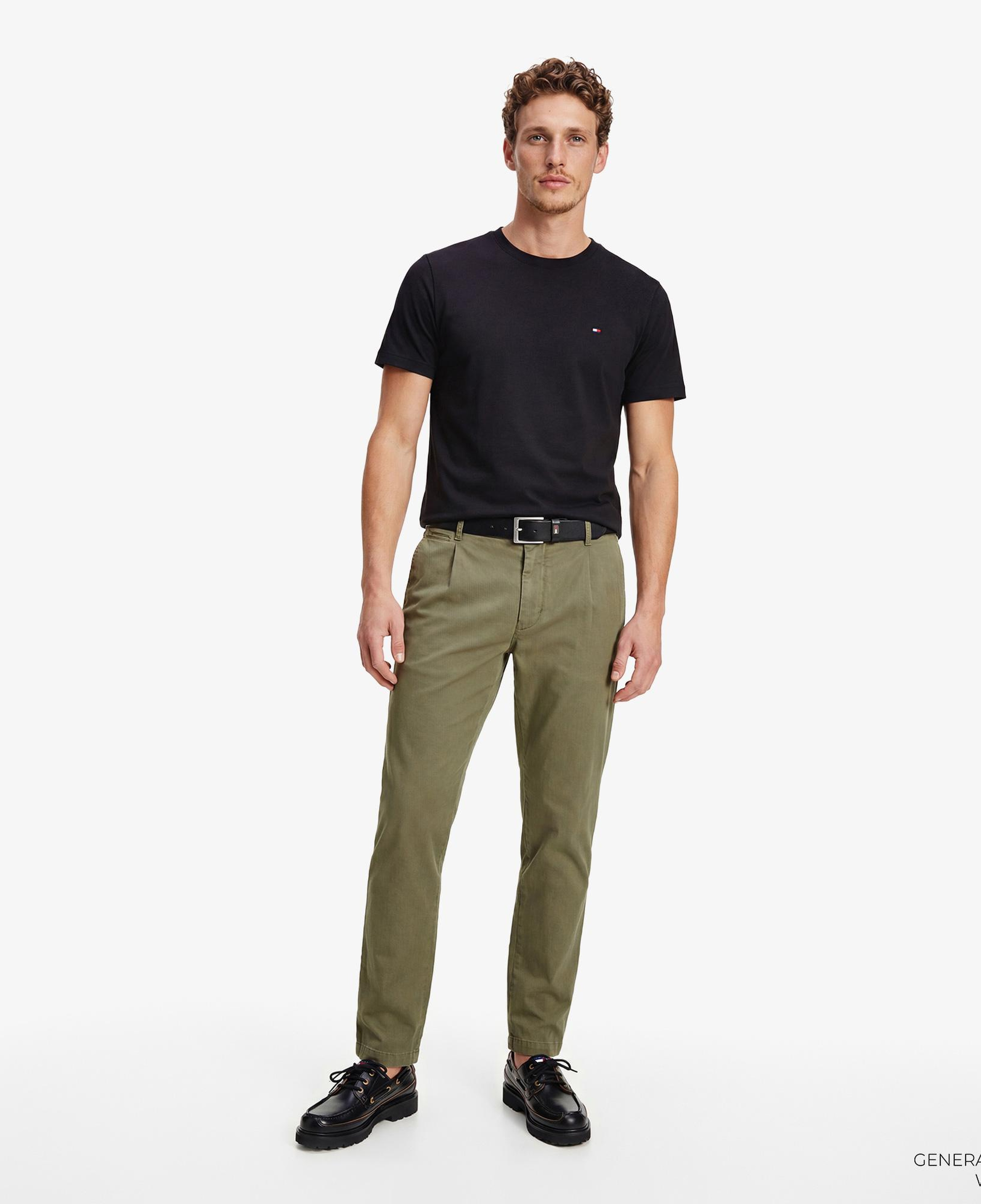 Tommy Hilfiger Elevated Essentials Erkek Siyah T-Shirt