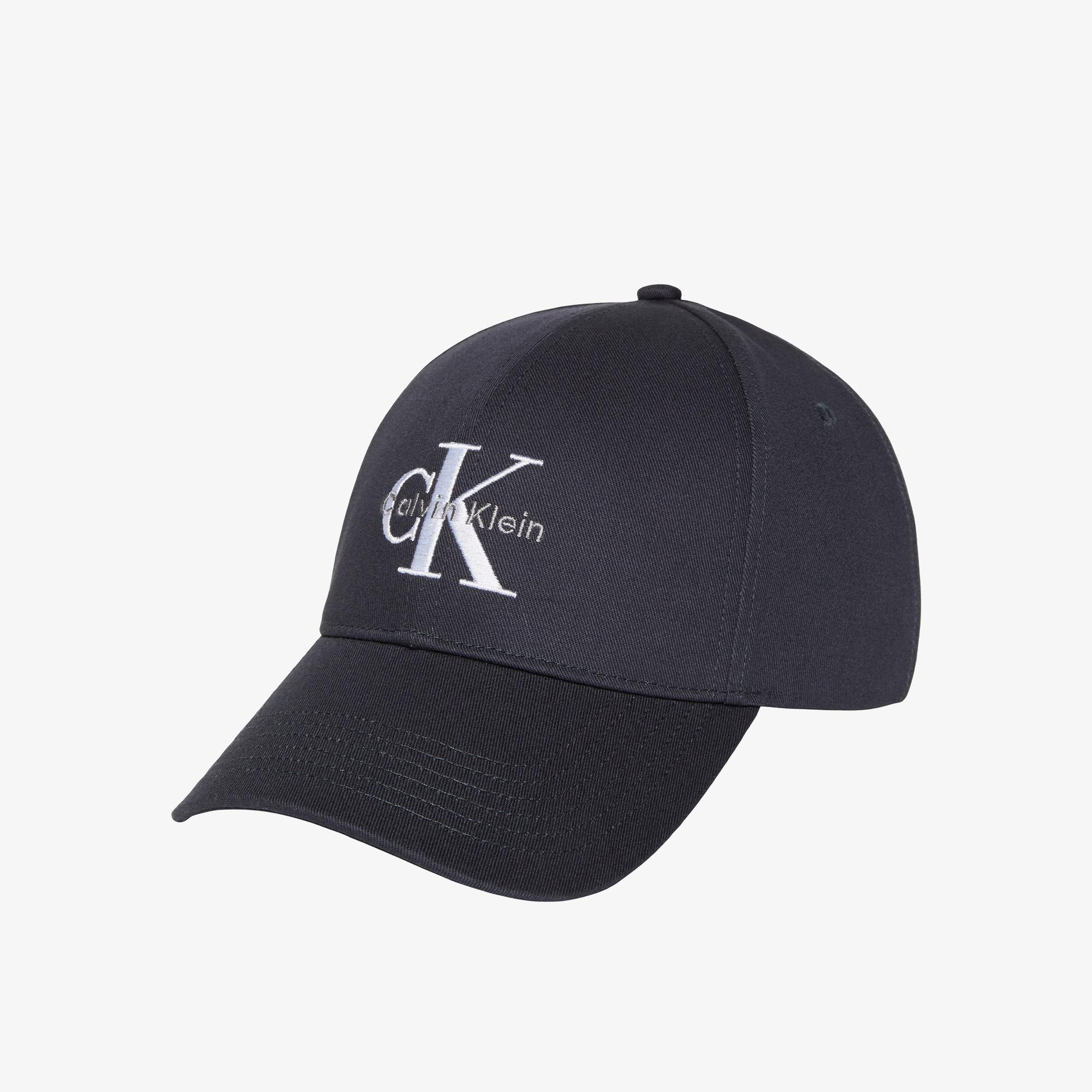 Calvin Klein Monologo Embroidery Baseball Erkek Mavi Şapka