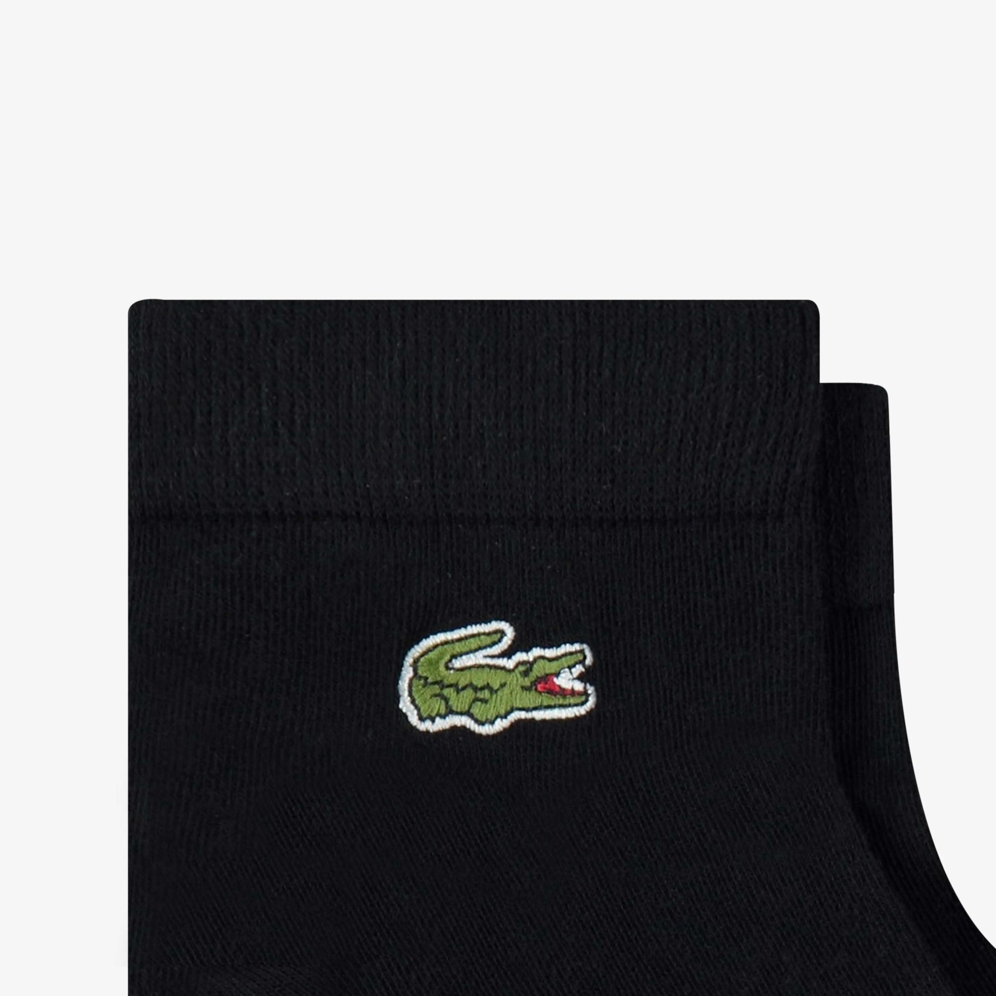 Lacoste Unisex 3'lü Siyah Çorap