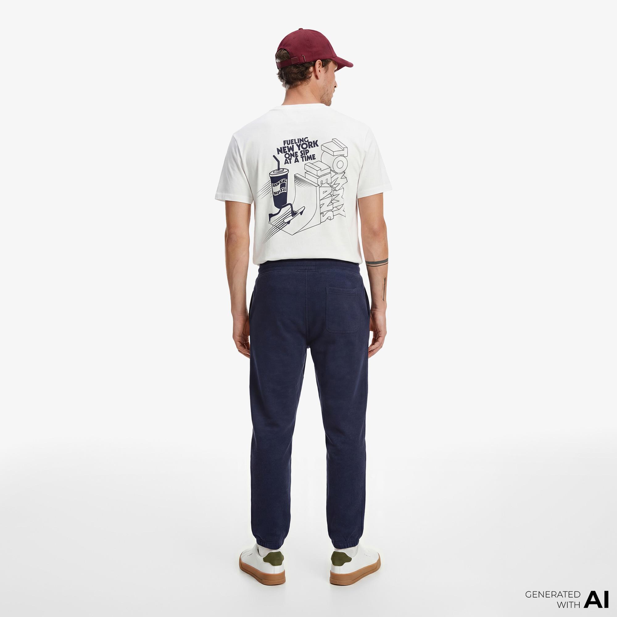 Tommy Hilfiger Badge Erkek Lacivert Eşofman Altı