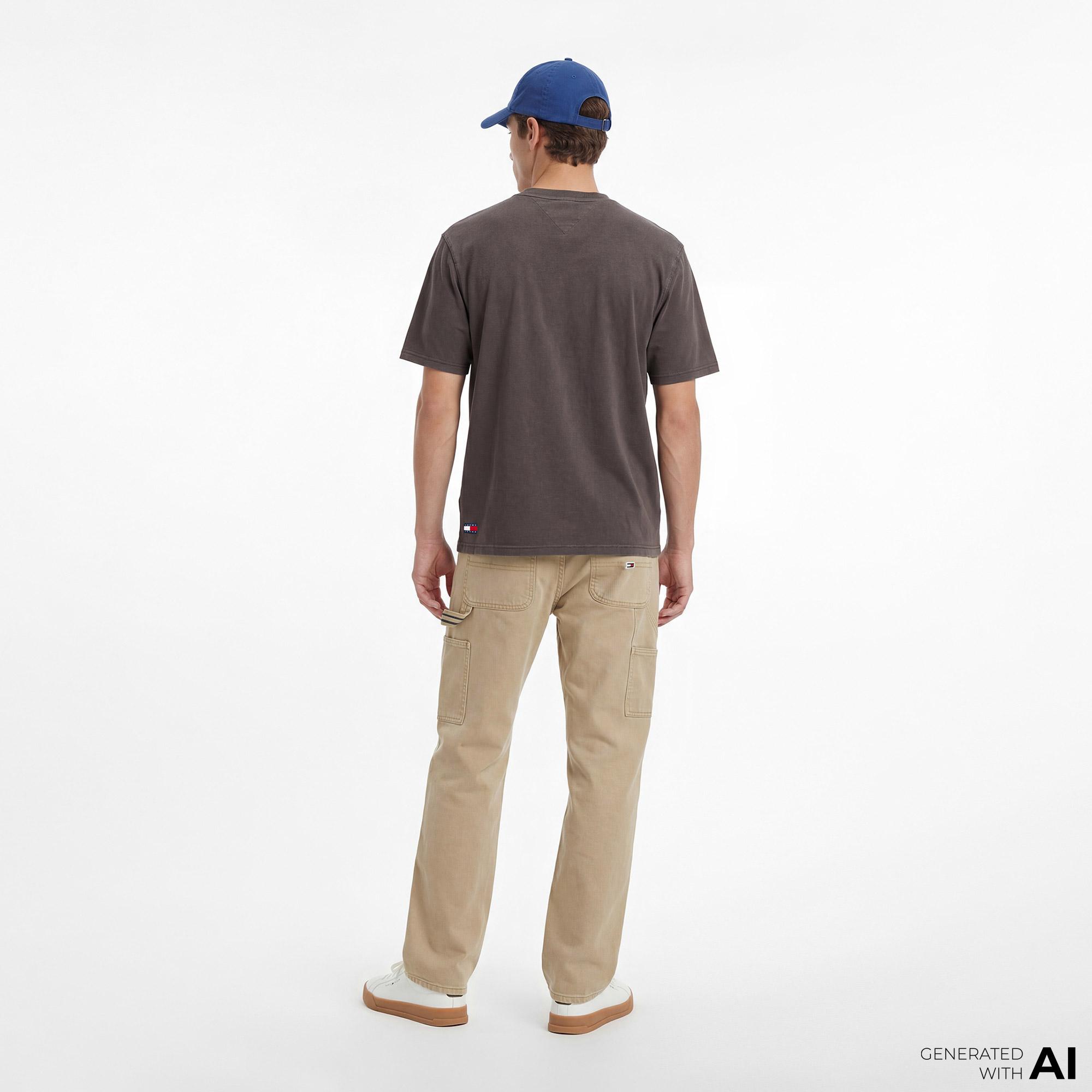 Tommy Hilfiger New Classics Erkek Kahverengi T-Shirt