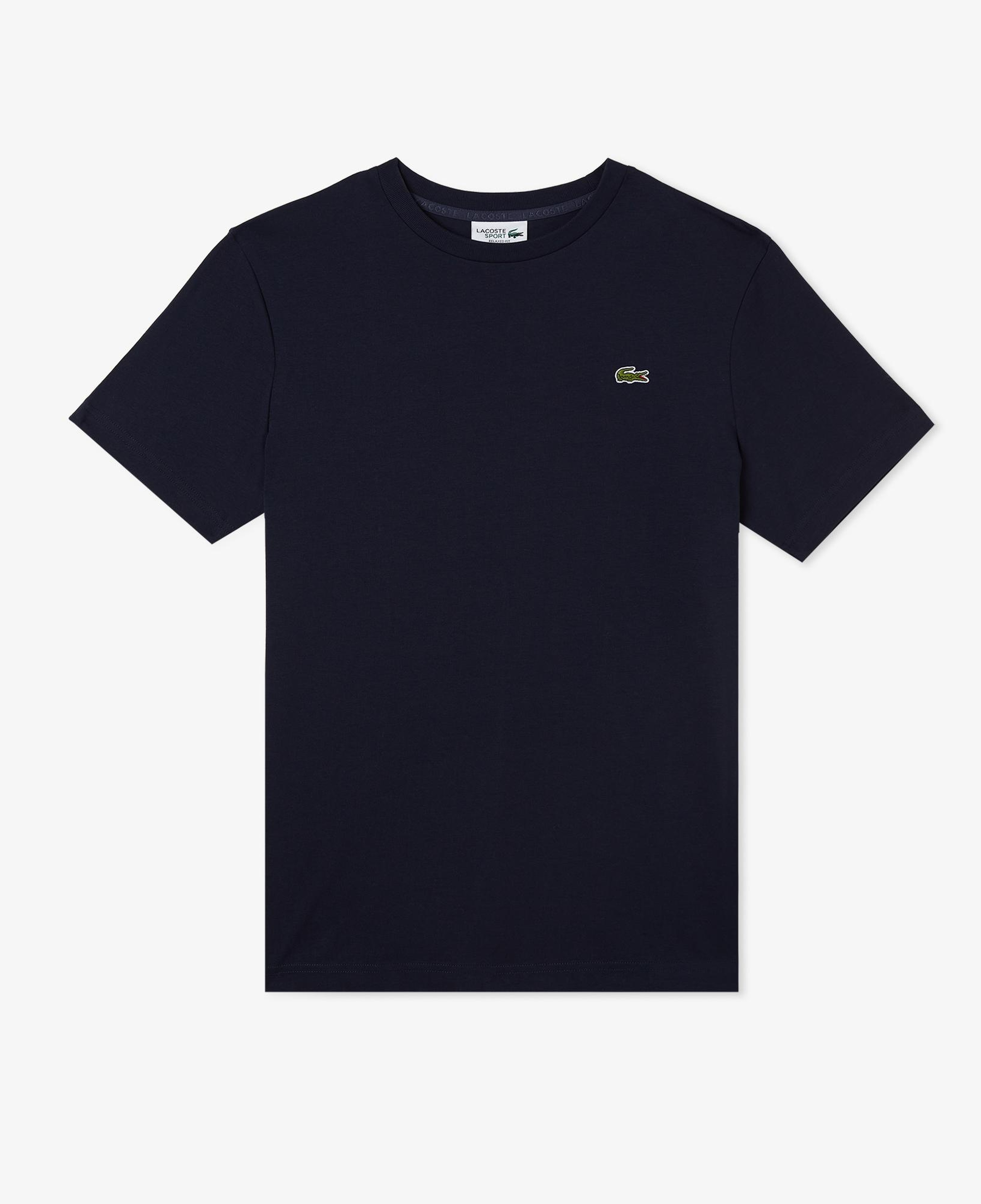 Lacoste x Rolex Paris Unisex Regular Fit Bisiklet Yaka Lacivert T-Shirt