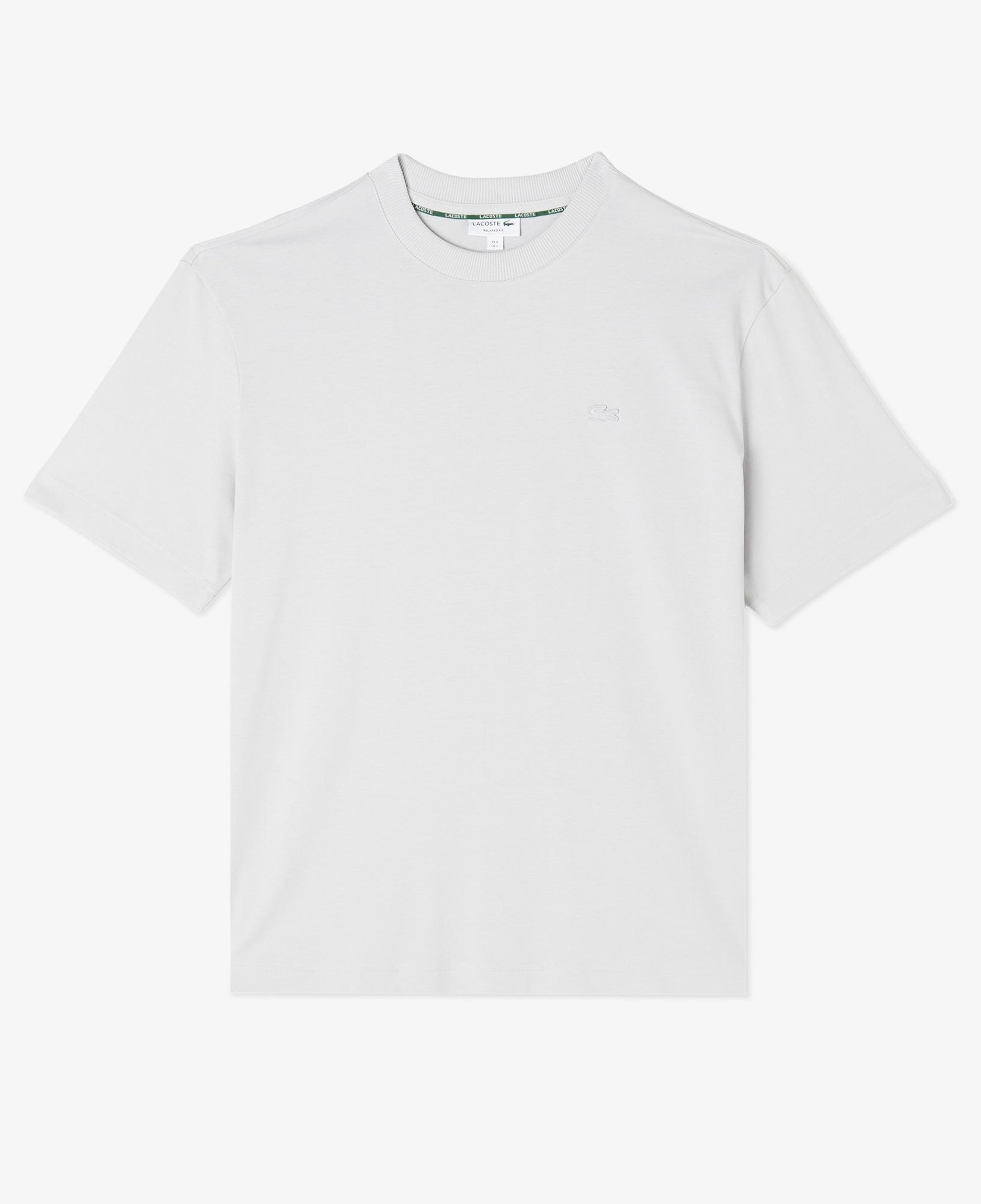 Lacoste Erkek Relaxed Fit Bisiklet Yaka Gri T-Shirt