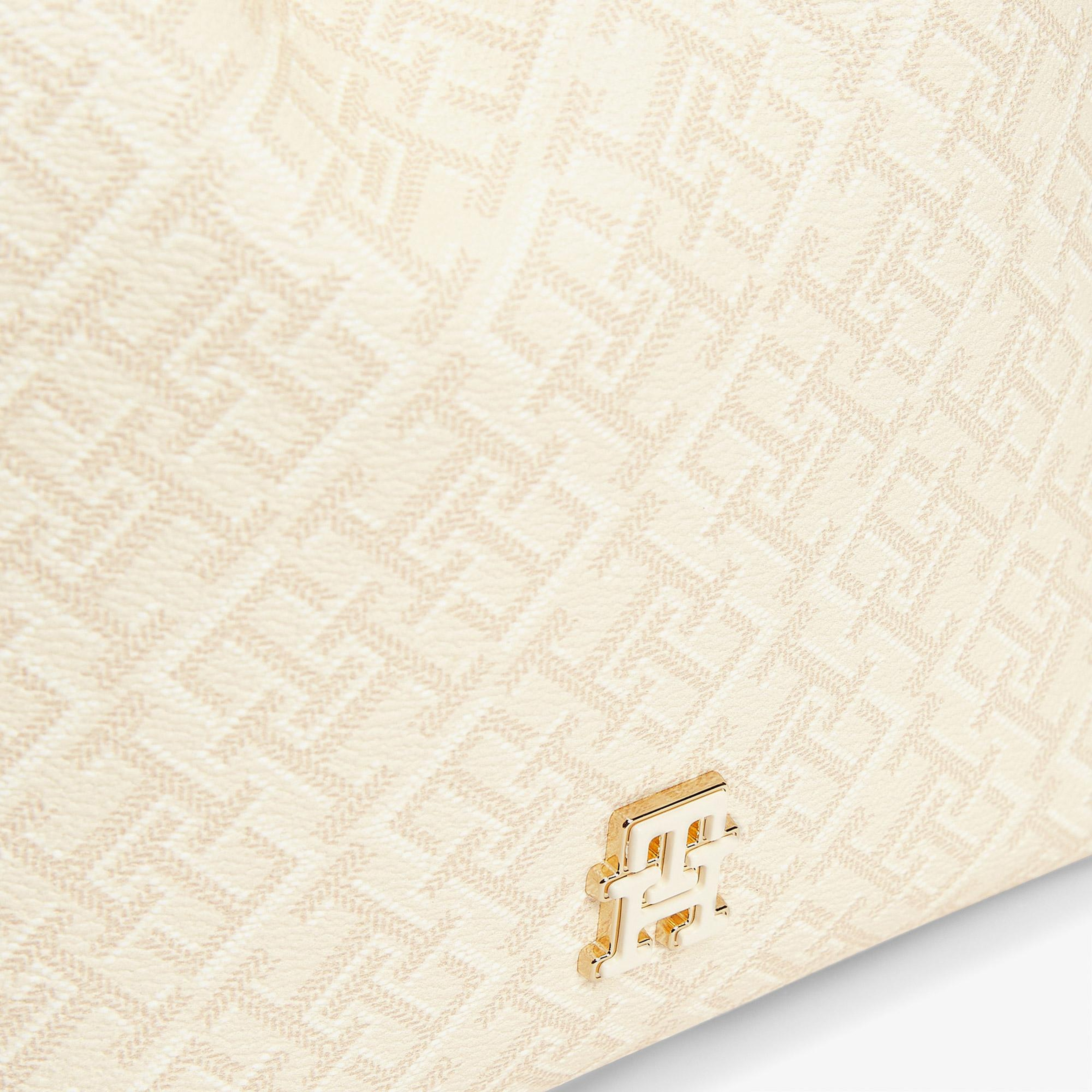 Tommy Hilfiger Monoplay Kadın Bej Omuz Çantası