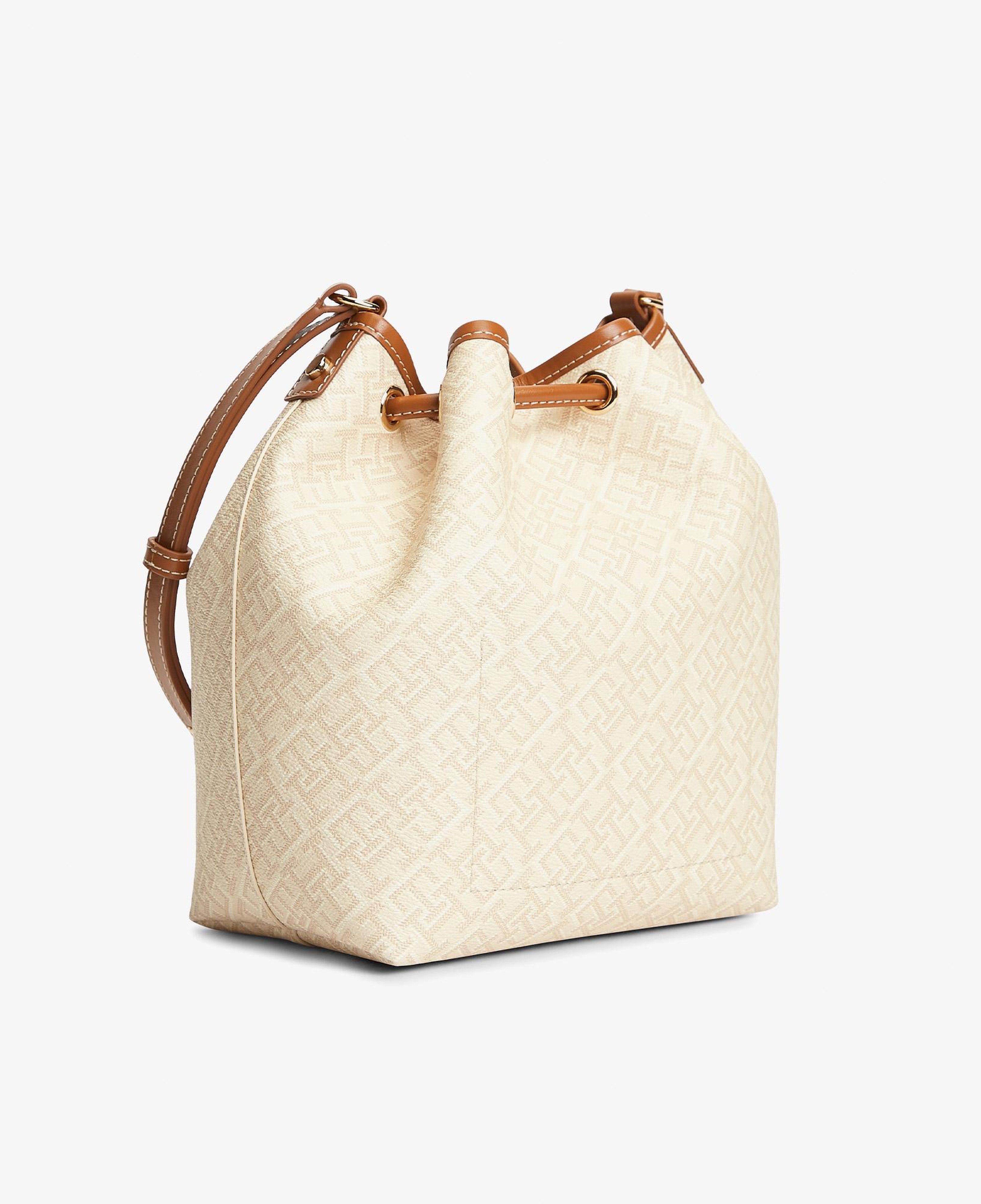 Tommy Hilfiger Monoplay Kadın Bej Omuz Çantası