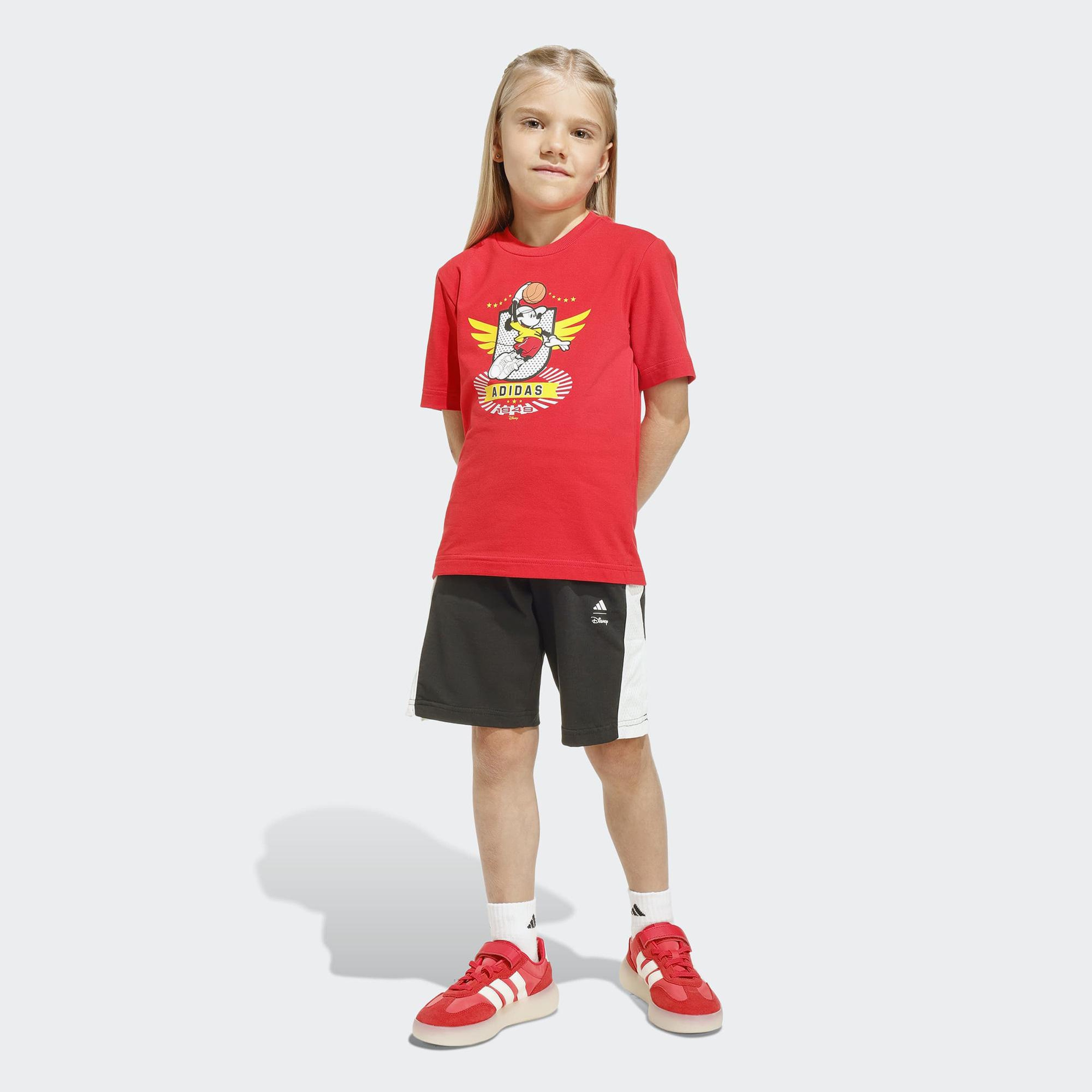 adidas Disney Mickey Mouse Çocuk Kırmızı Eşofman Takımı