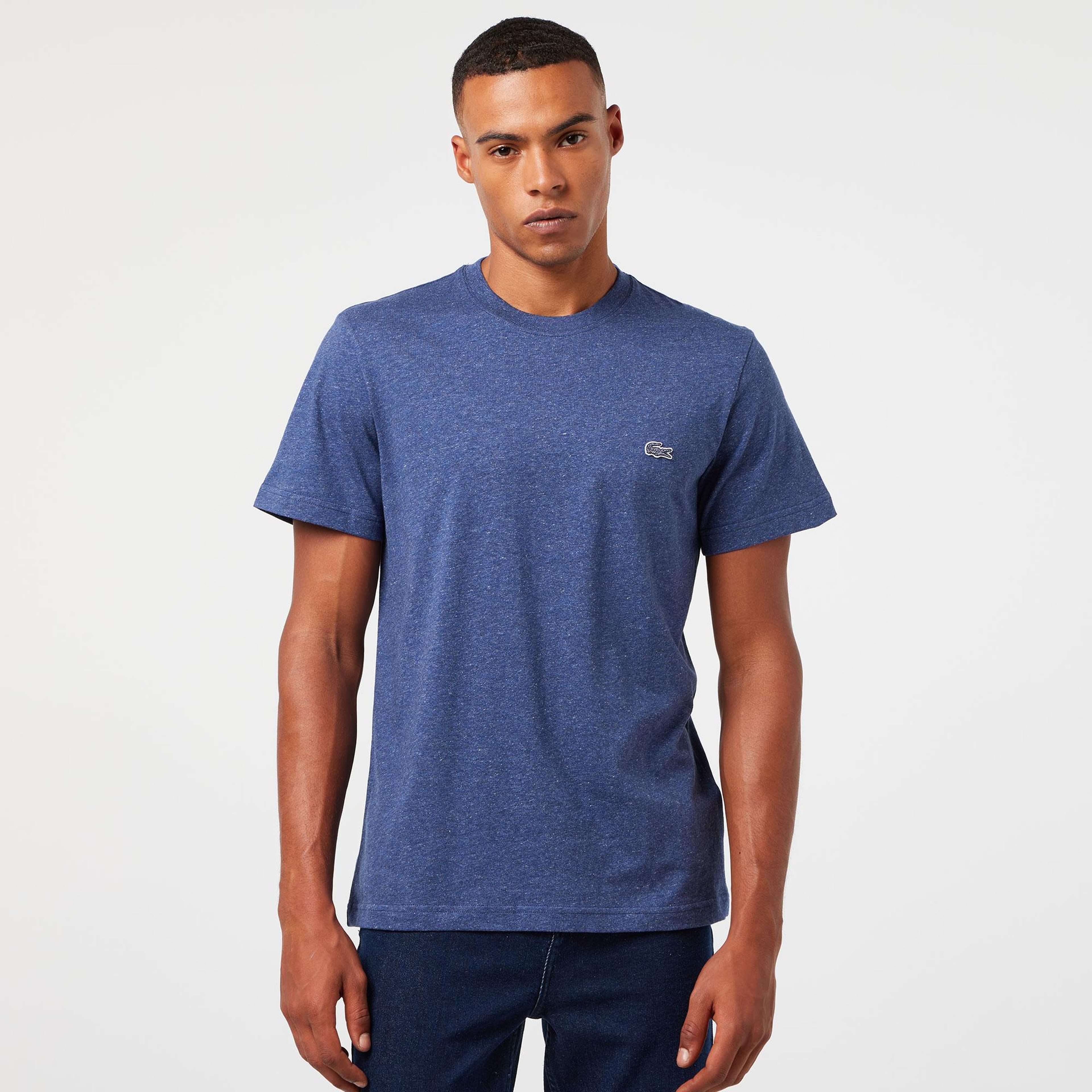Lacoste Erkek Regular Fit Bisiklet Yaka Lacivert T-Shirt
