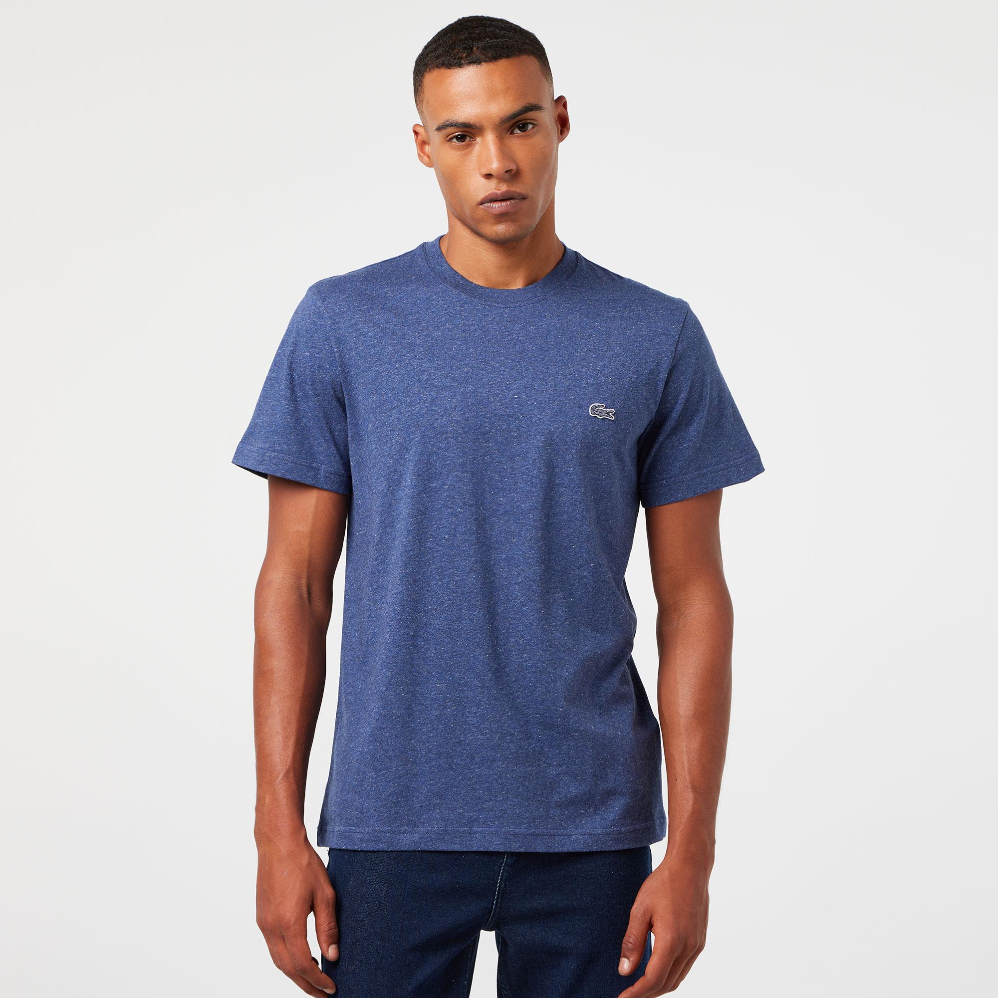 Lacoste Erkek Regular Fit Bisiklet Yaka Lacivert T-Shirt