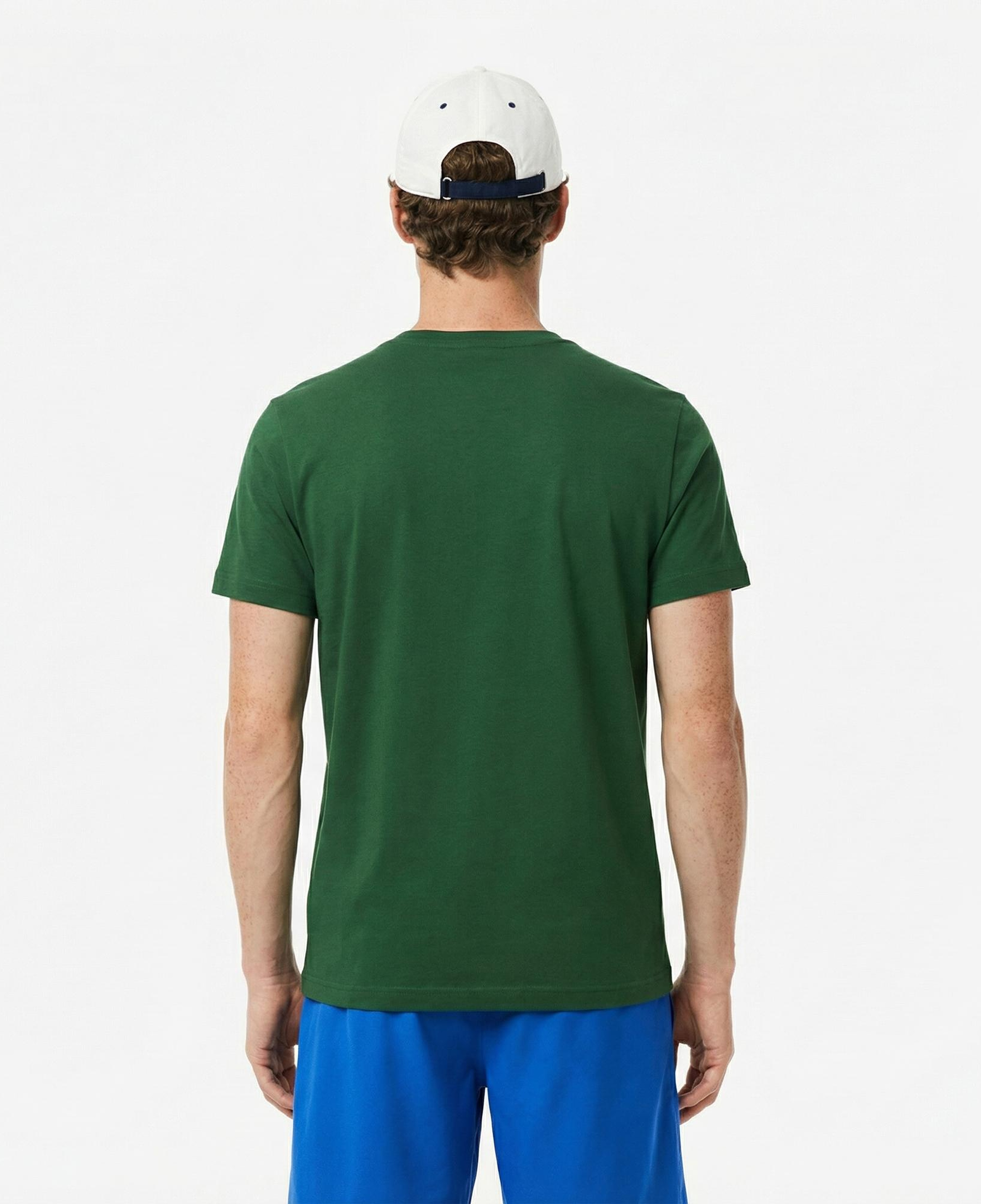 Lacoste Sport X Novak Djokovic Erkek Regular Fit Bisiklet Yaka Yeşil T-Shirt