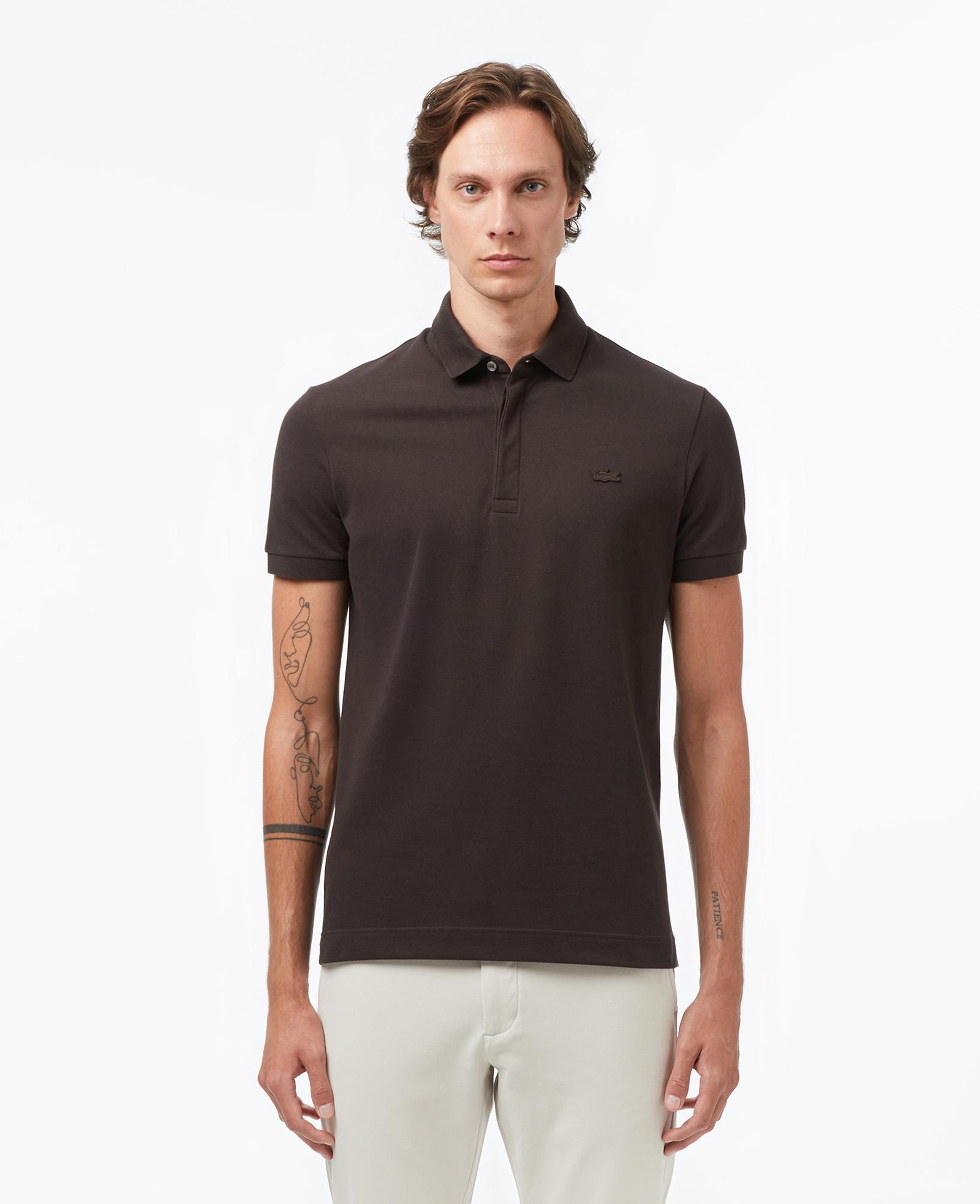 Lacoste Paris Erkek Regular Fit Kahverengi Polo