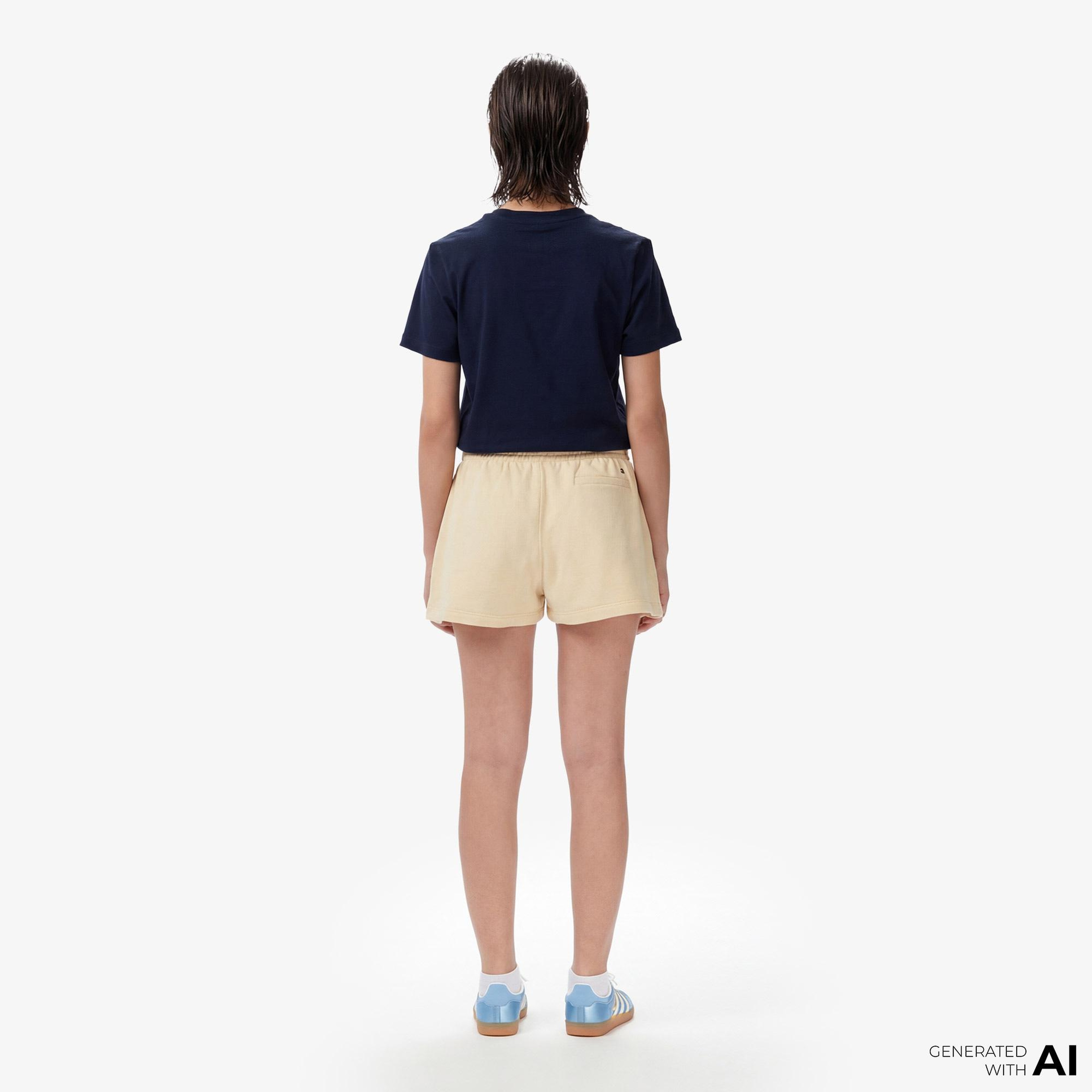 Tommy Hilfiger Script Kadın Bej Şort