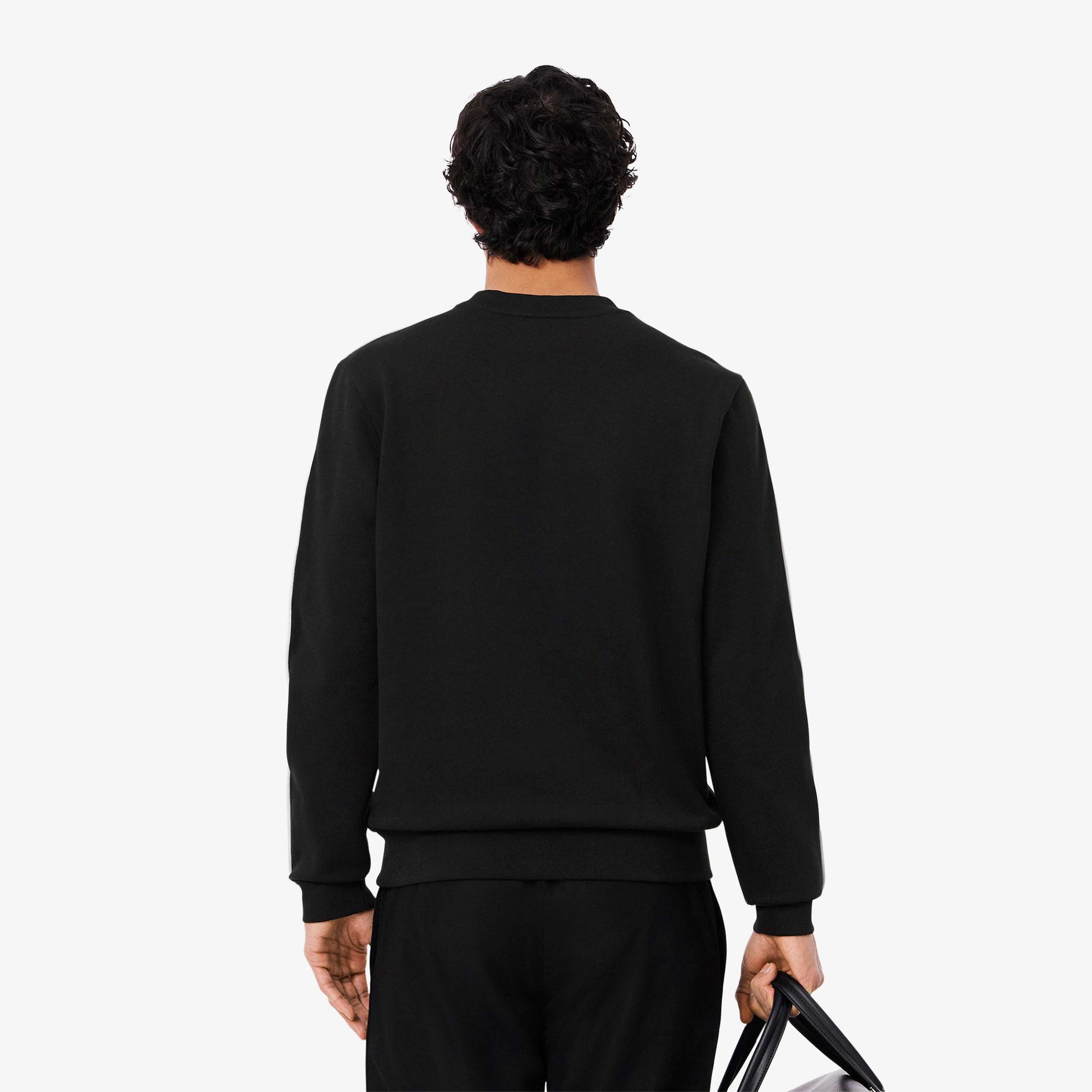 Lacoste Erkek Classic Fit Siyah Sweatshirt