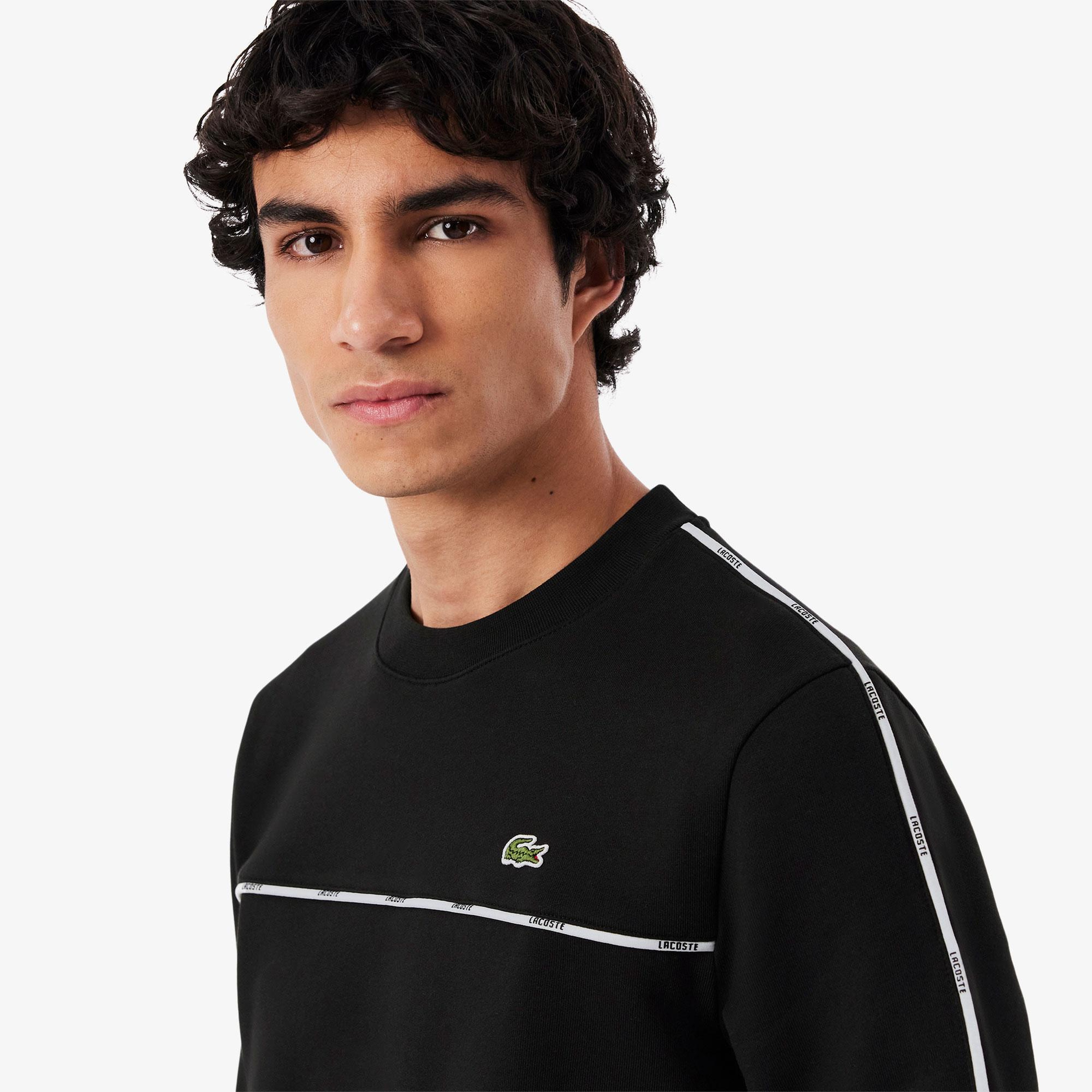 Lacoste Erkek Classic Fit Siyah Sweatshirt
