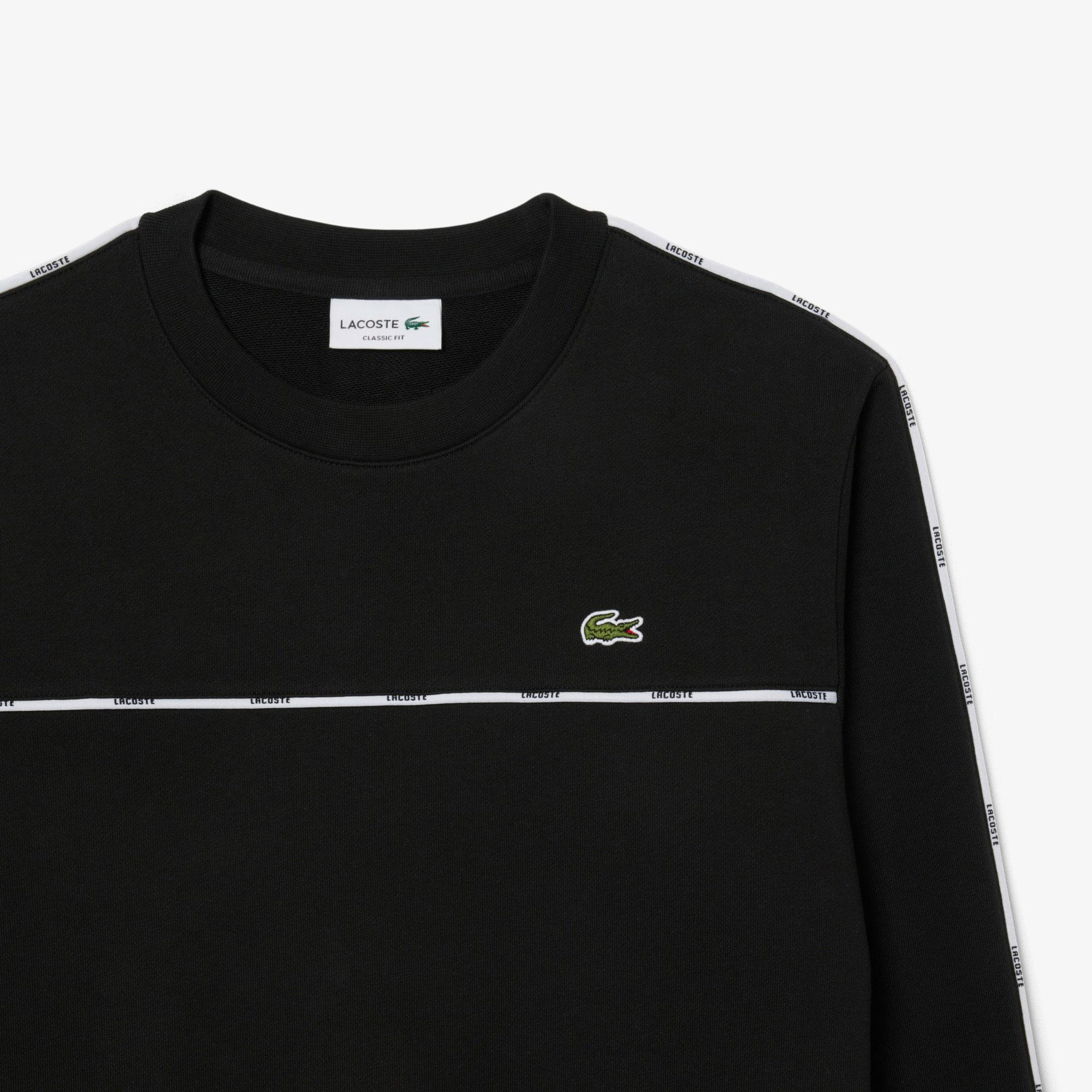 Lacoste Erkek Classic Fit Siyah Sweatshirt