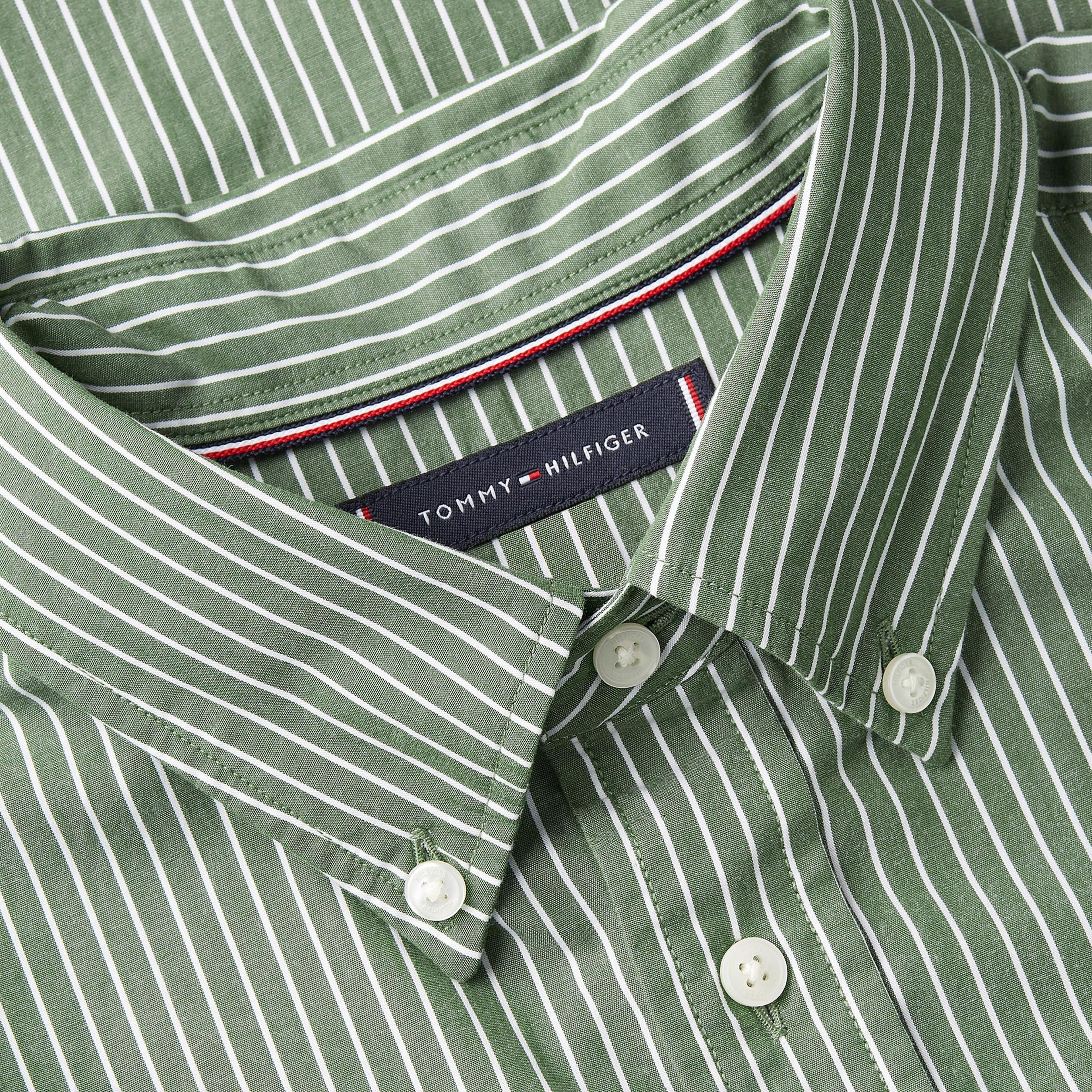 Tommy Hilfiger Core Essentials Erkek Yeşil Gömlek