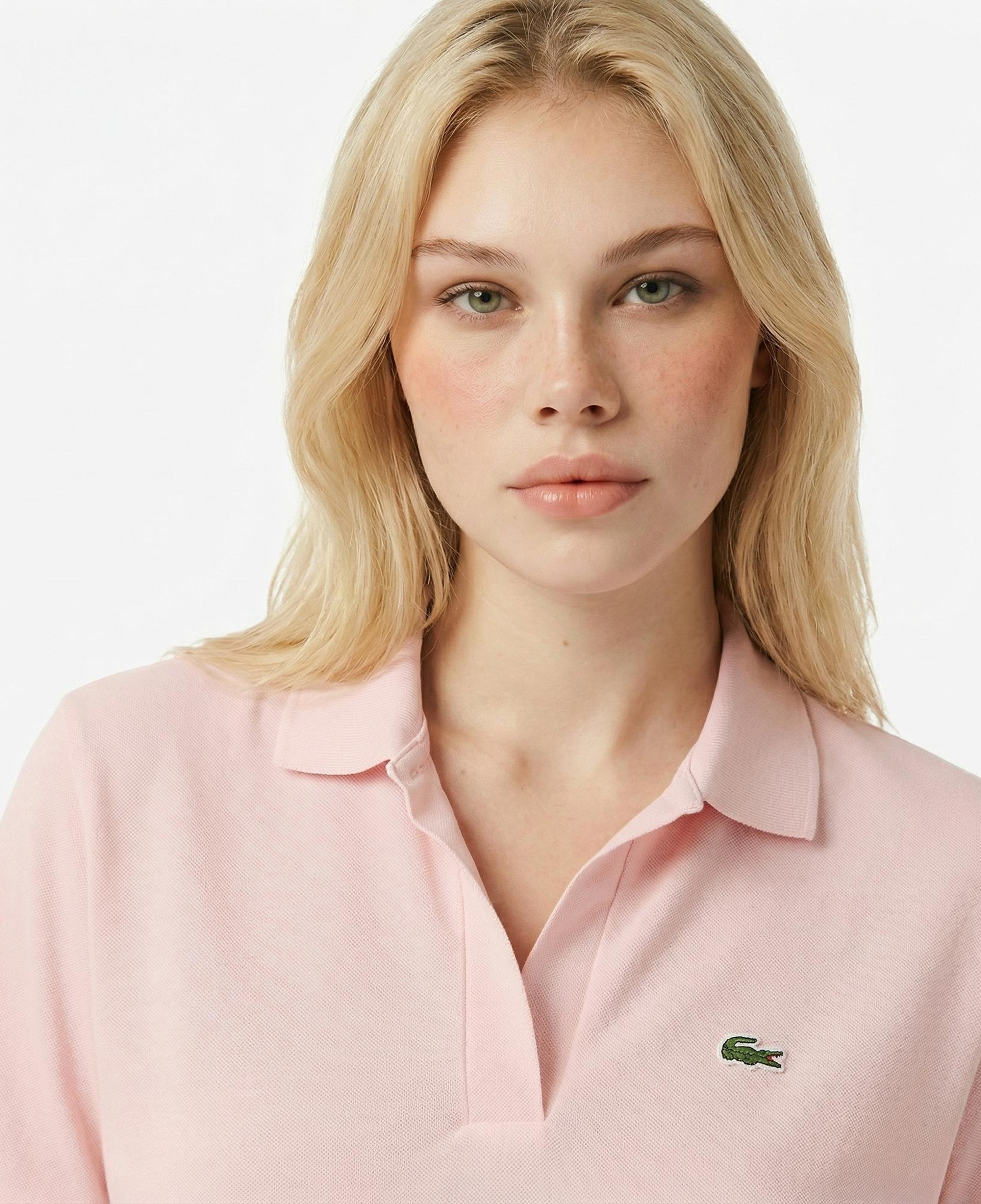 Lacoste Kadın Relaxed Fit Pembe Polo