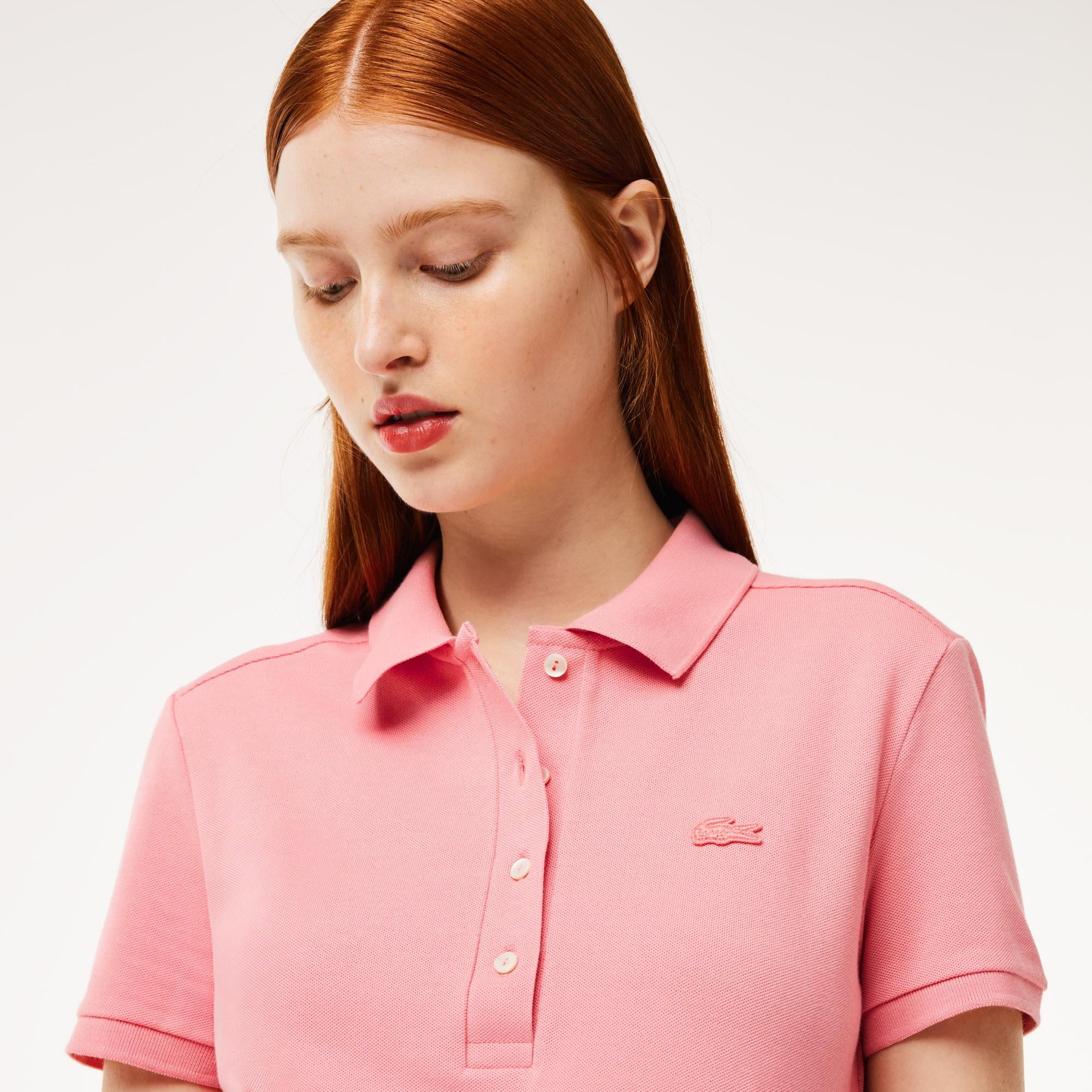 Lacoste L.12.D Kadın Pembe Polo