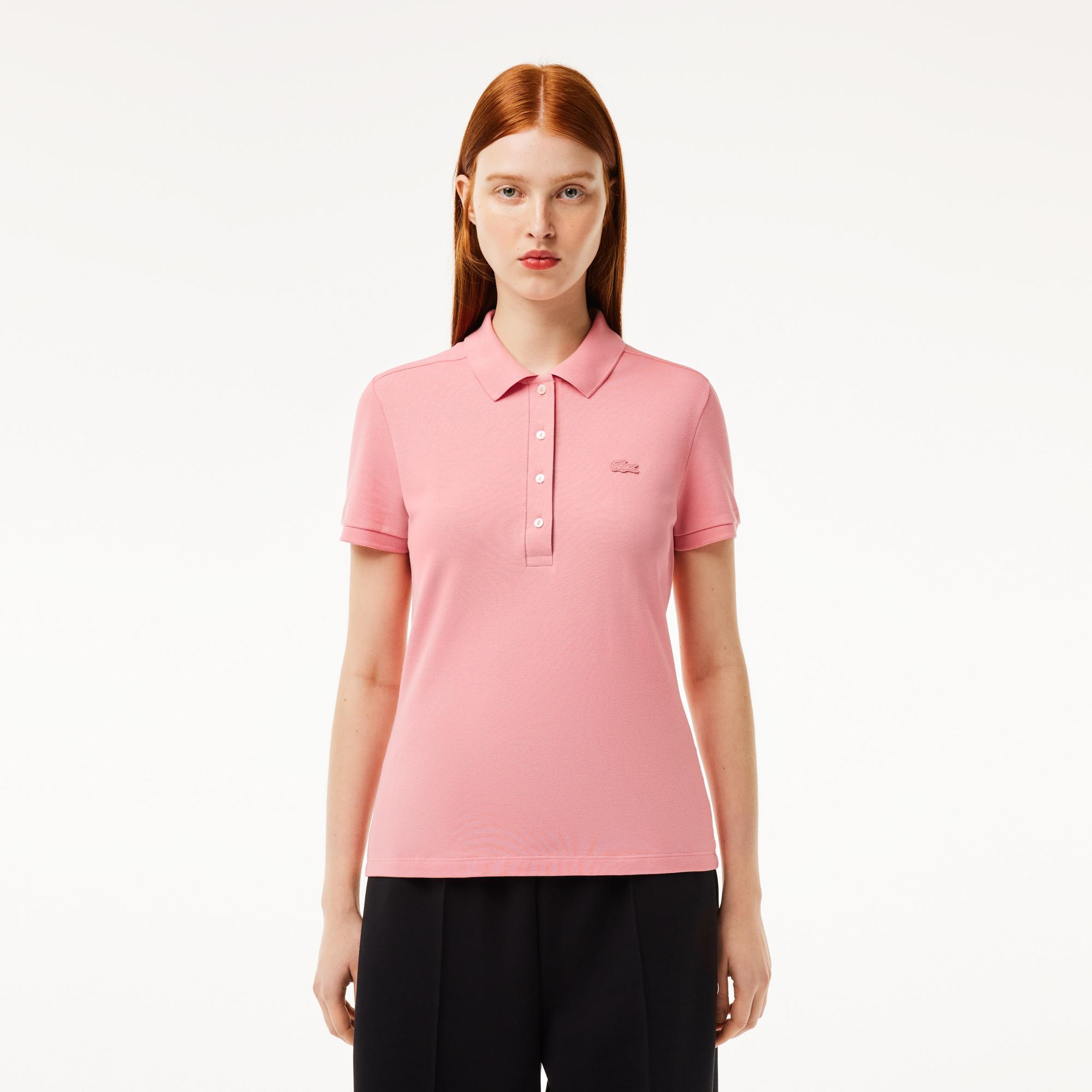 Lacoste L.12.D Kadın Pembe Polo