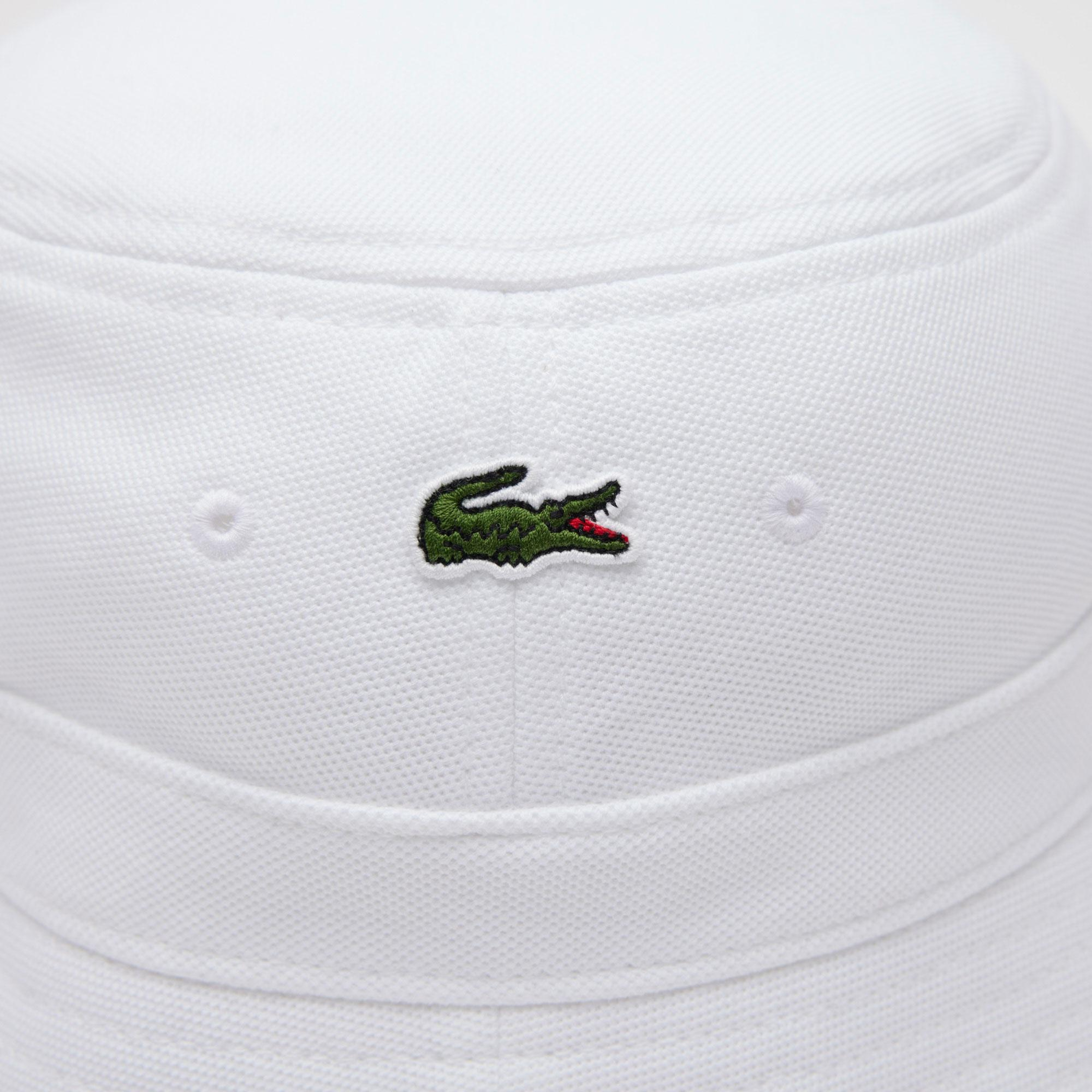 Lacoste Unisex Beyaz Şapka