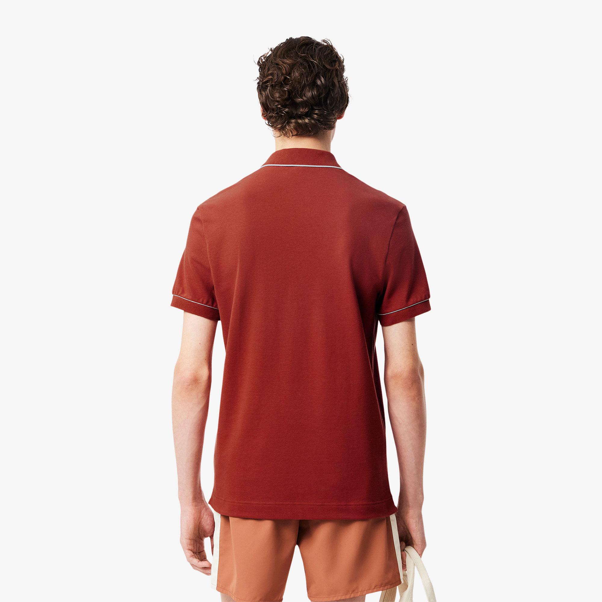 Lacoste Paris Erkek Regular Fit Kahverengi Polo