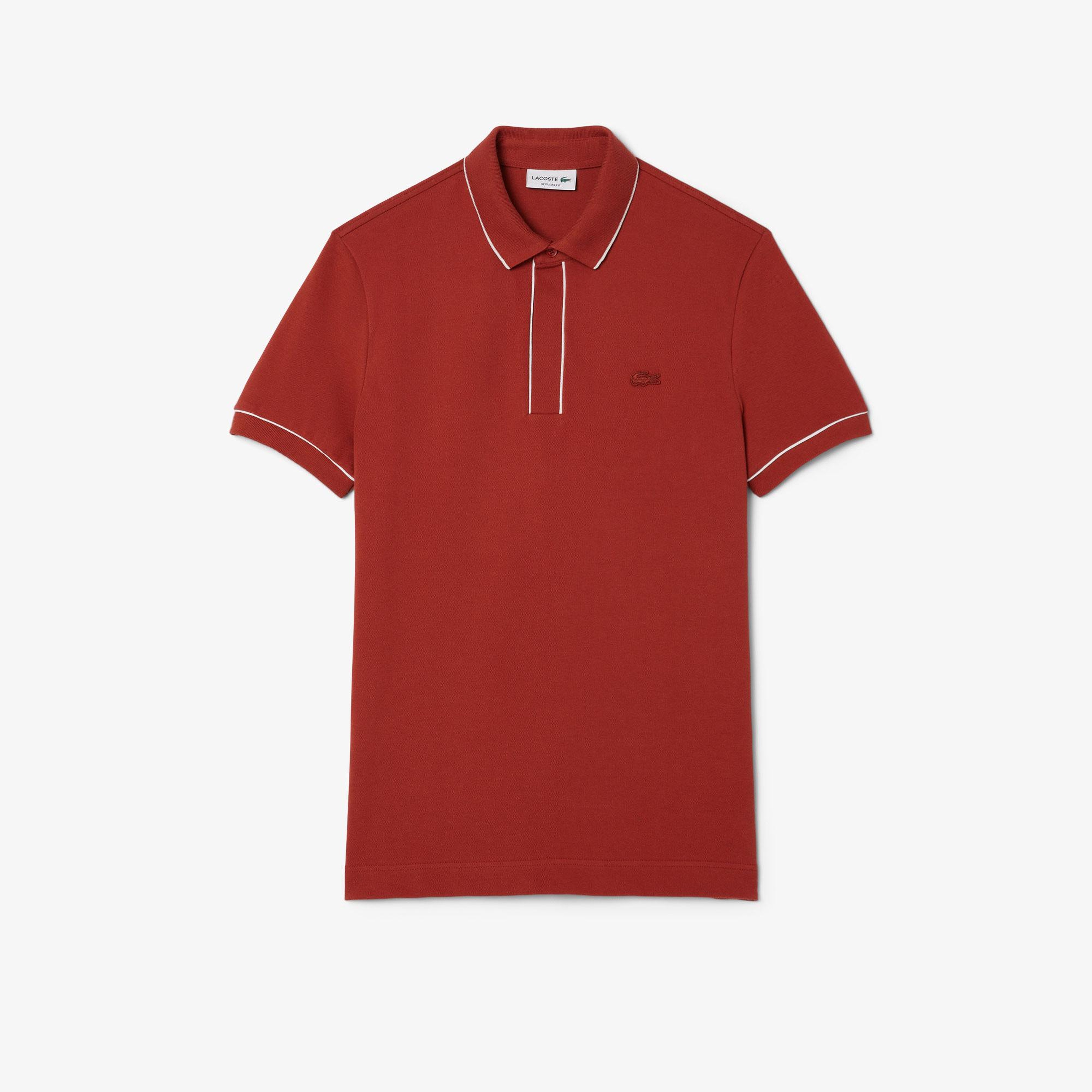 Lacoste Paris Erkek Regular Fit Kahverengi Polo