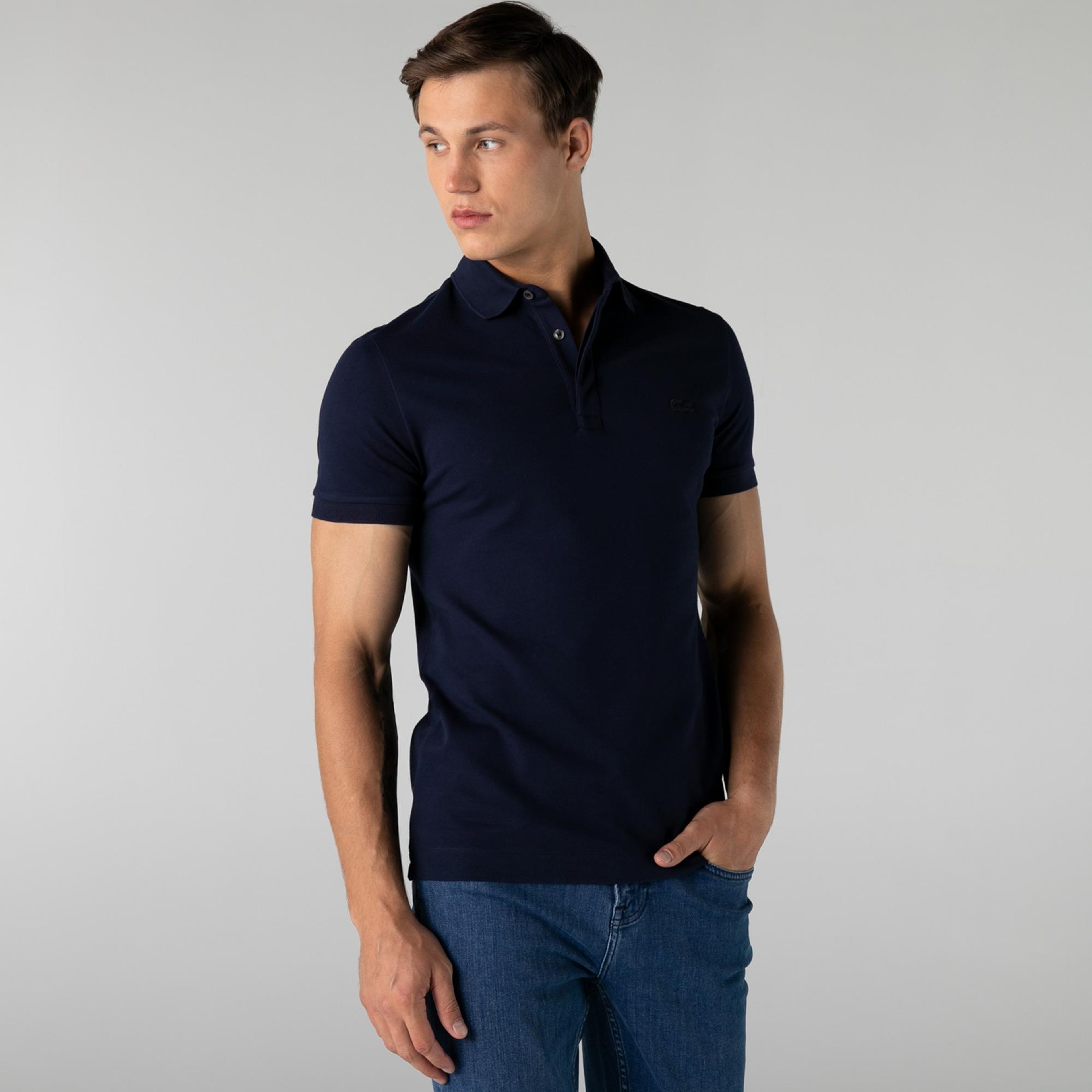 Lacoste Paris Erkek Regular Fit Lacivert Polo