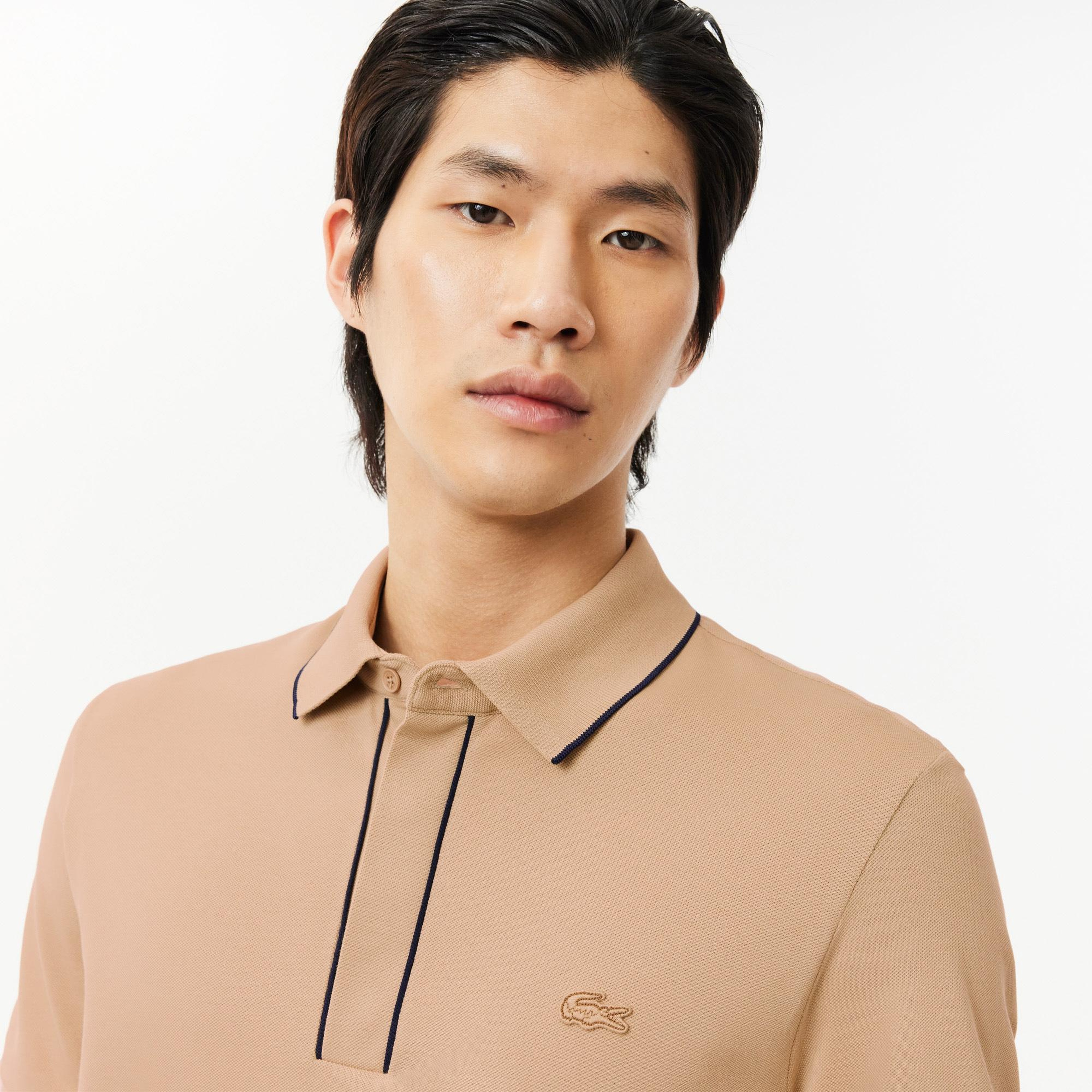 Lacoste Paris Erkek Regular Fit Bej Polo