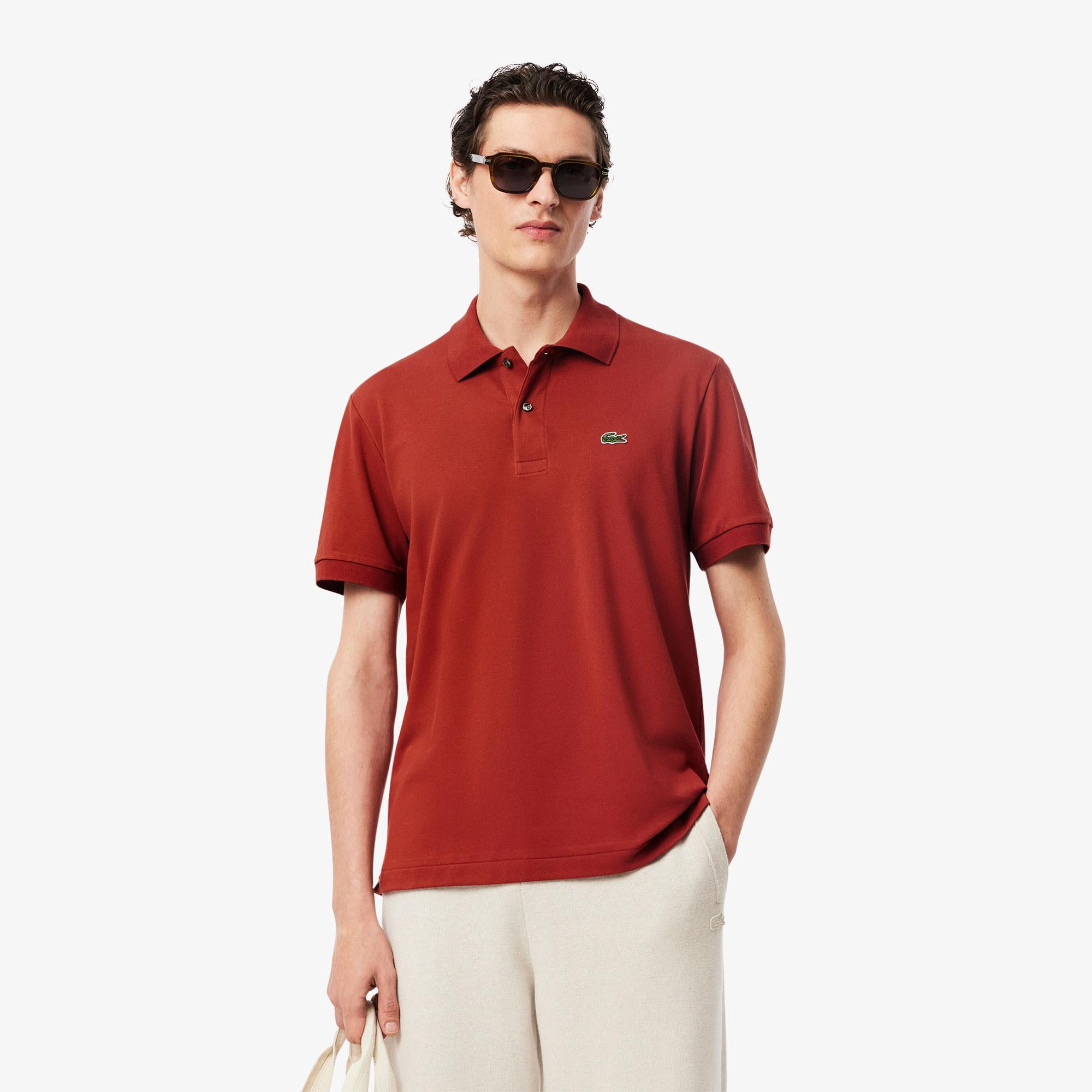 Lacoste L.12.12 Light Erkek Classic Fit Kahverengi Polo