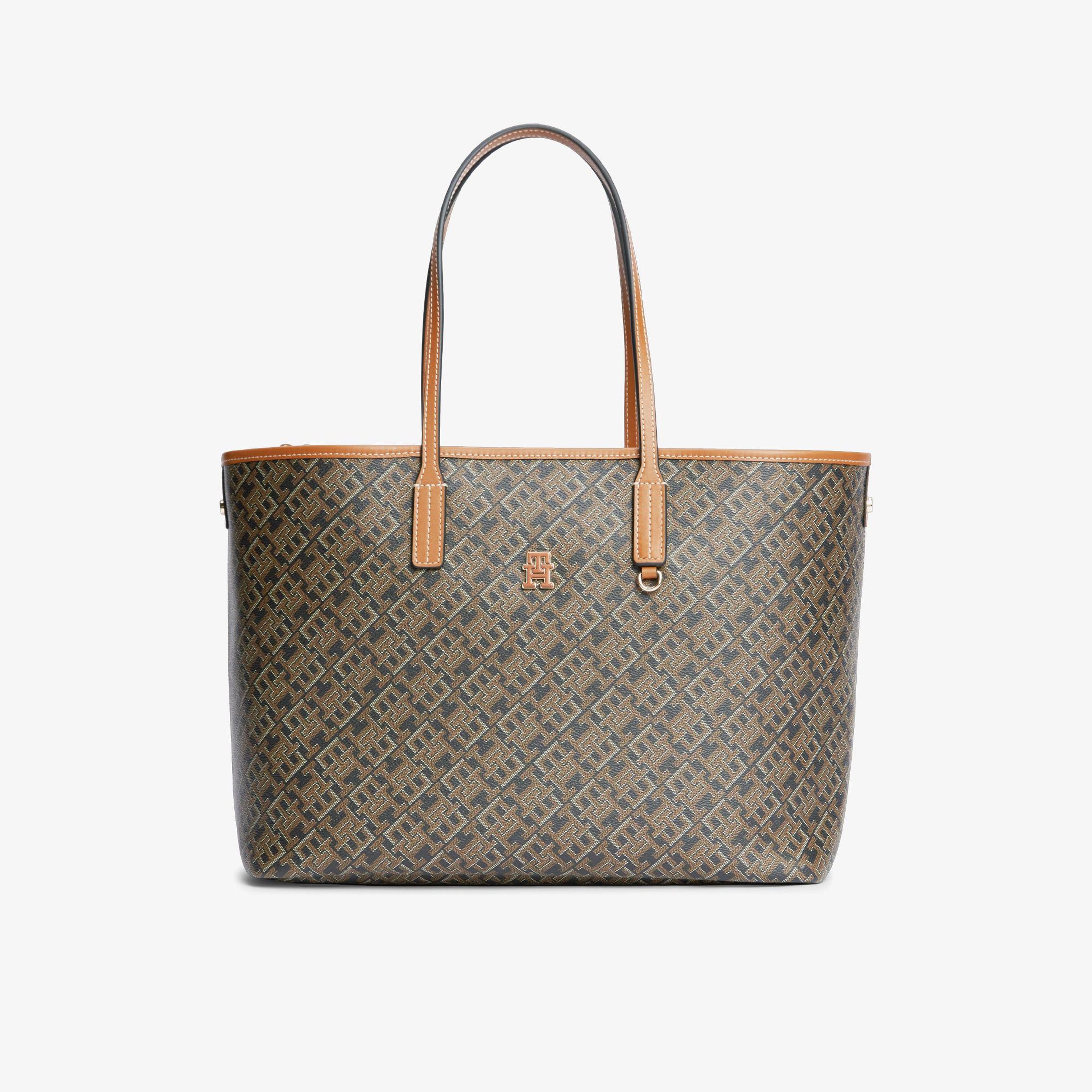 Tommy Hilfiger Monoplay Leather Kadın Siyah El Çantası